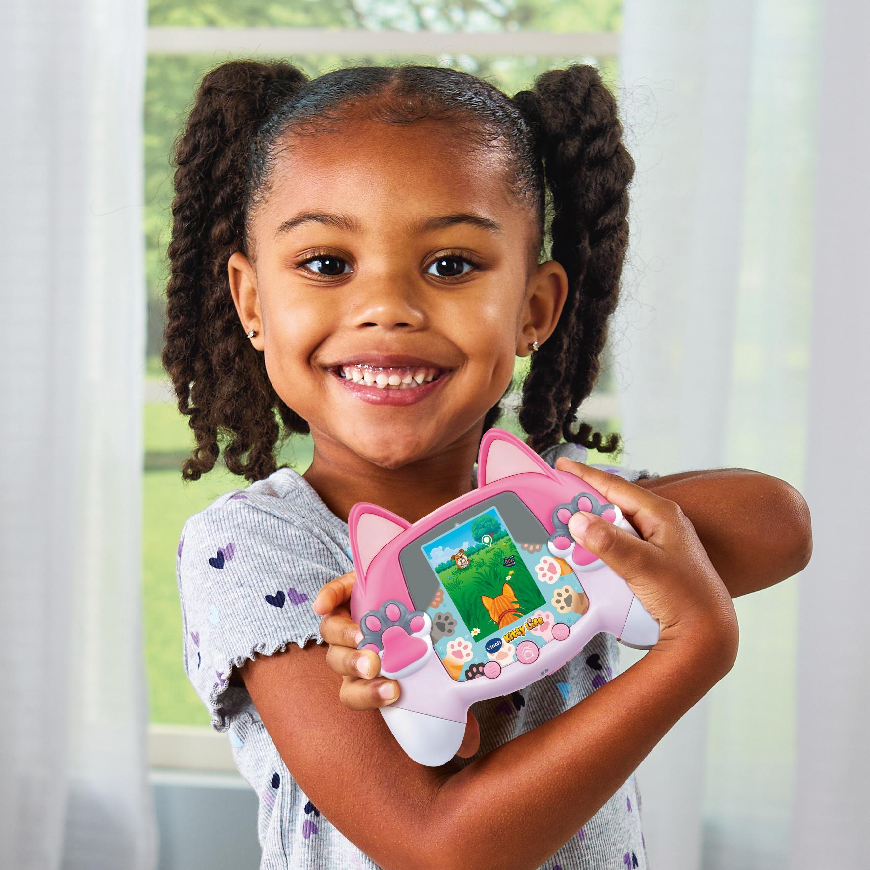 Voir la diapositive 4 : VTECH Console Chat Virtuel Interactive Kitty Life - Rose