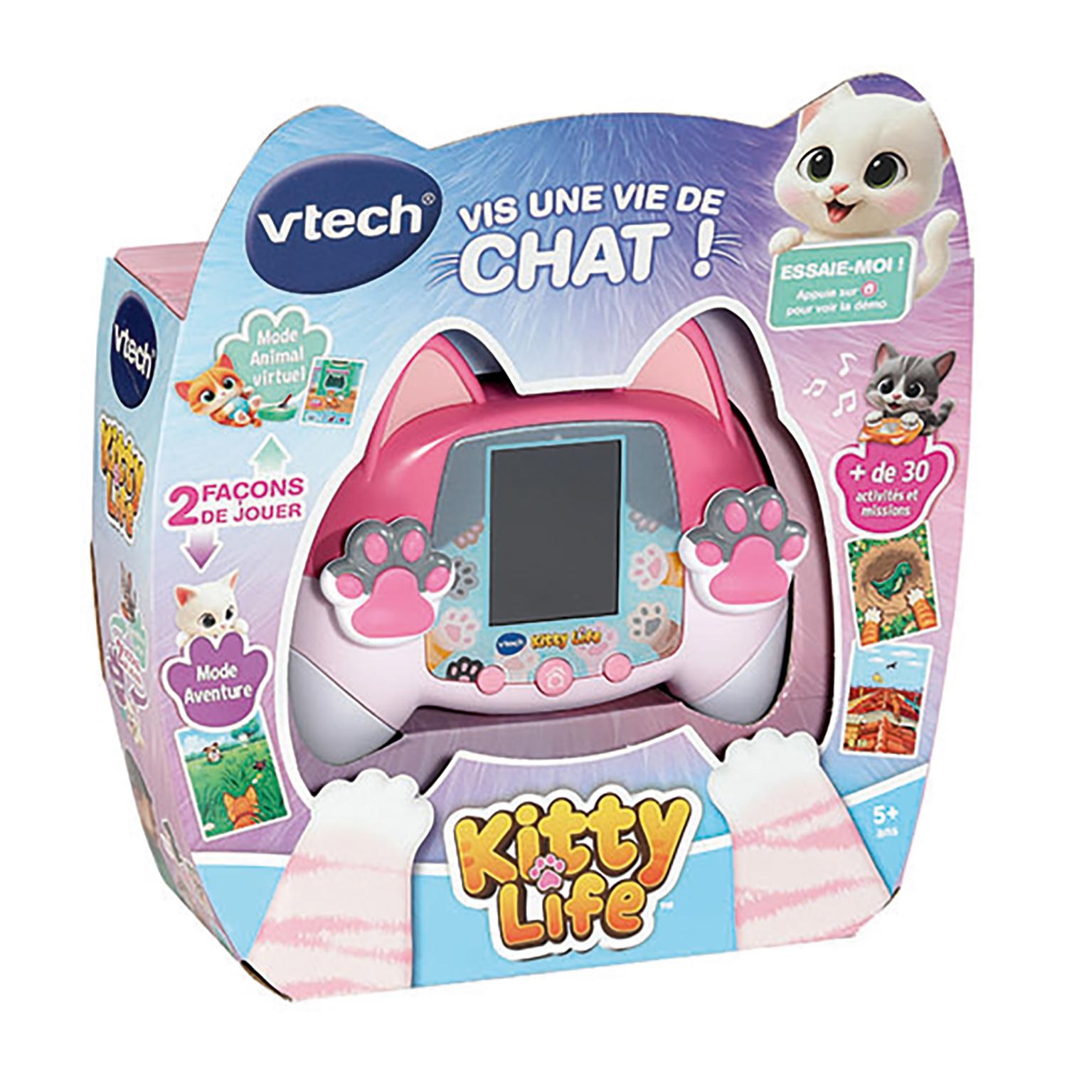 Voir la diapositive 7 : VTECH Console Chat Virtuel Interactive Kitty Life - Rose