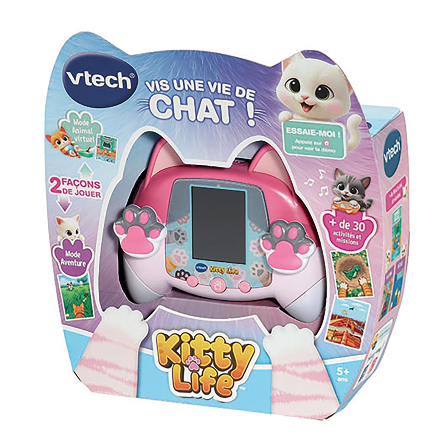 Voir la diapositive 8 : VTECH Console Chat Virtuel Interactive Kitty Life - Rose