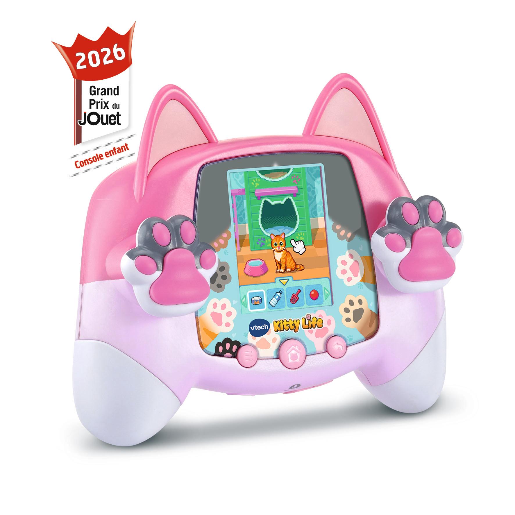 Voir la diapositive 9 : VTECH Console Chat Virtuel Interactive Kitty Life - Rose