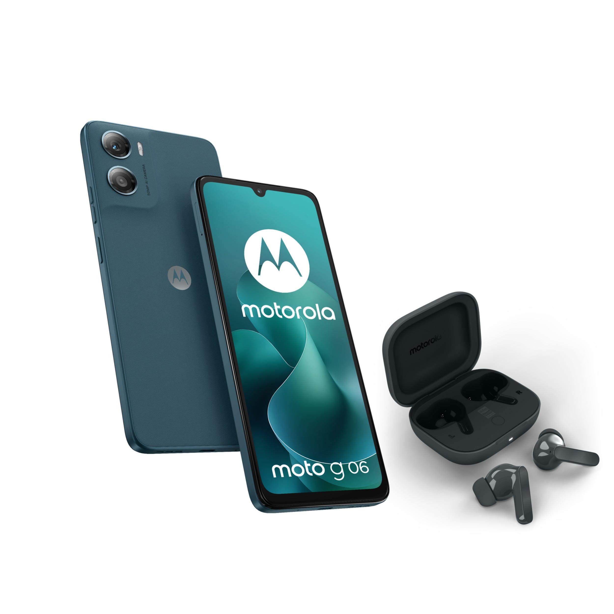 MOTOROLA Pack G06 128Go - Bleu + Buds