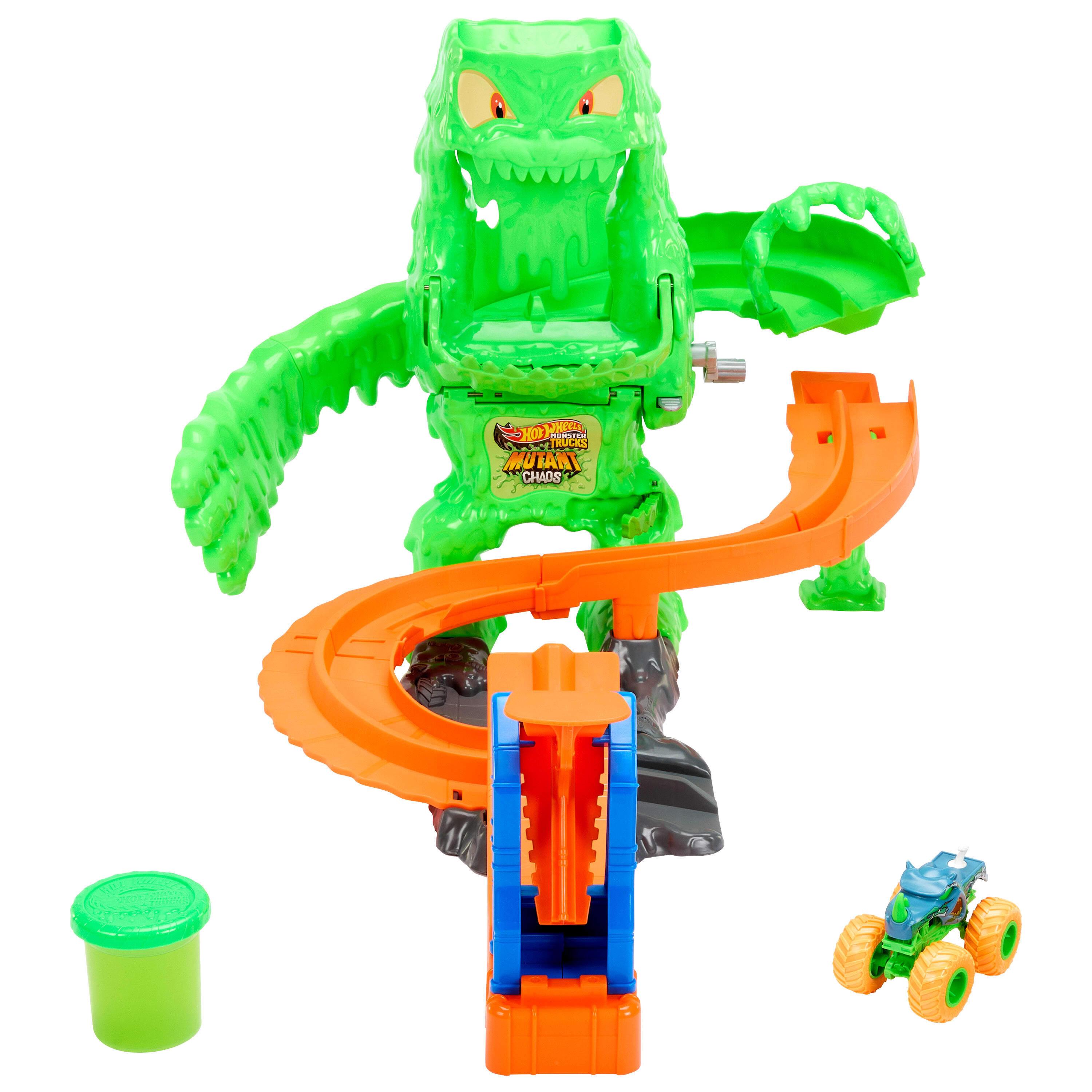Voir la diapositive 2 : MATTEL Piste L'Attaque du Monstre Mutant Hot Wheels Monster Trucks