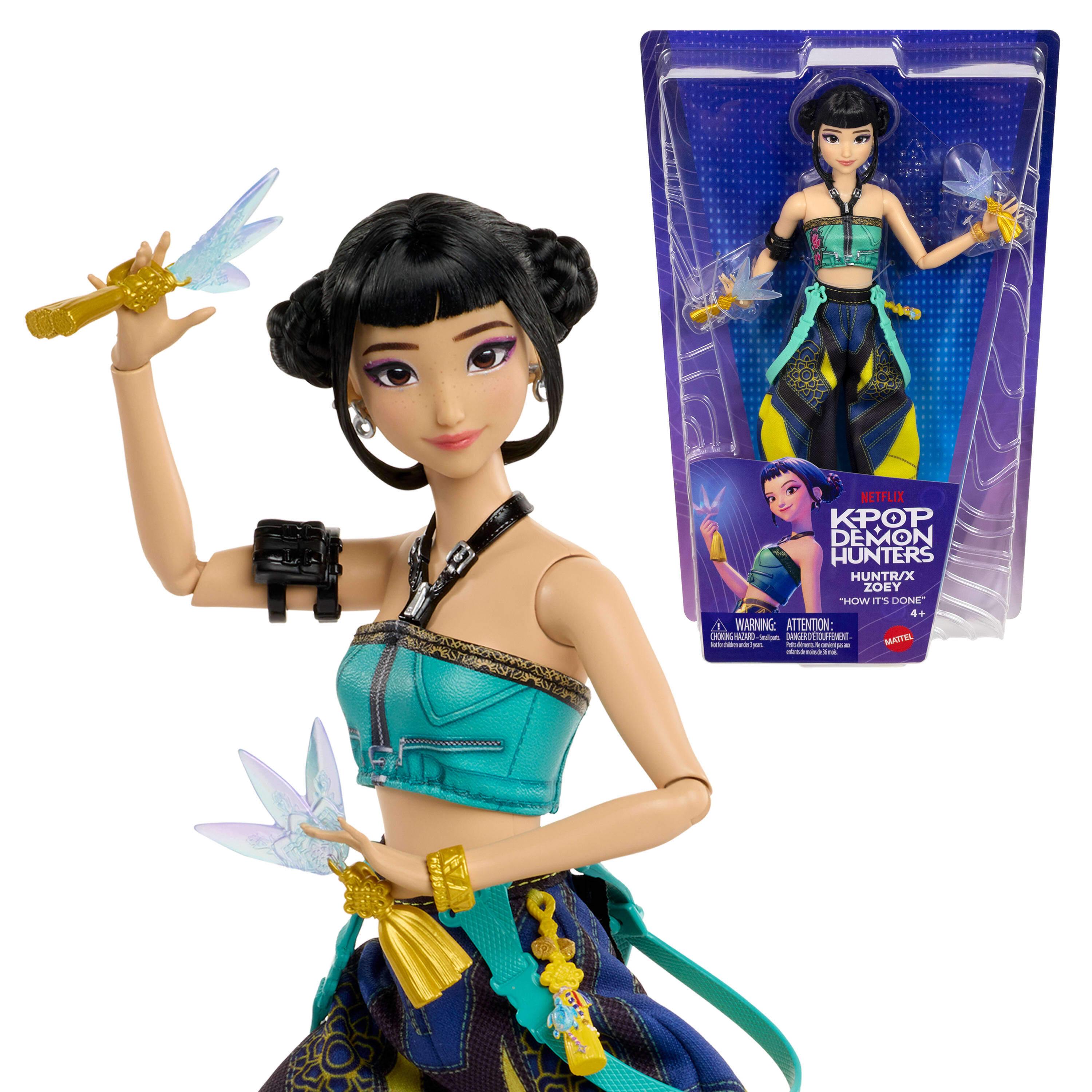 Voir la diapositive 5 : MATTEL Poupée Zoey K-Pop Delon Hunters