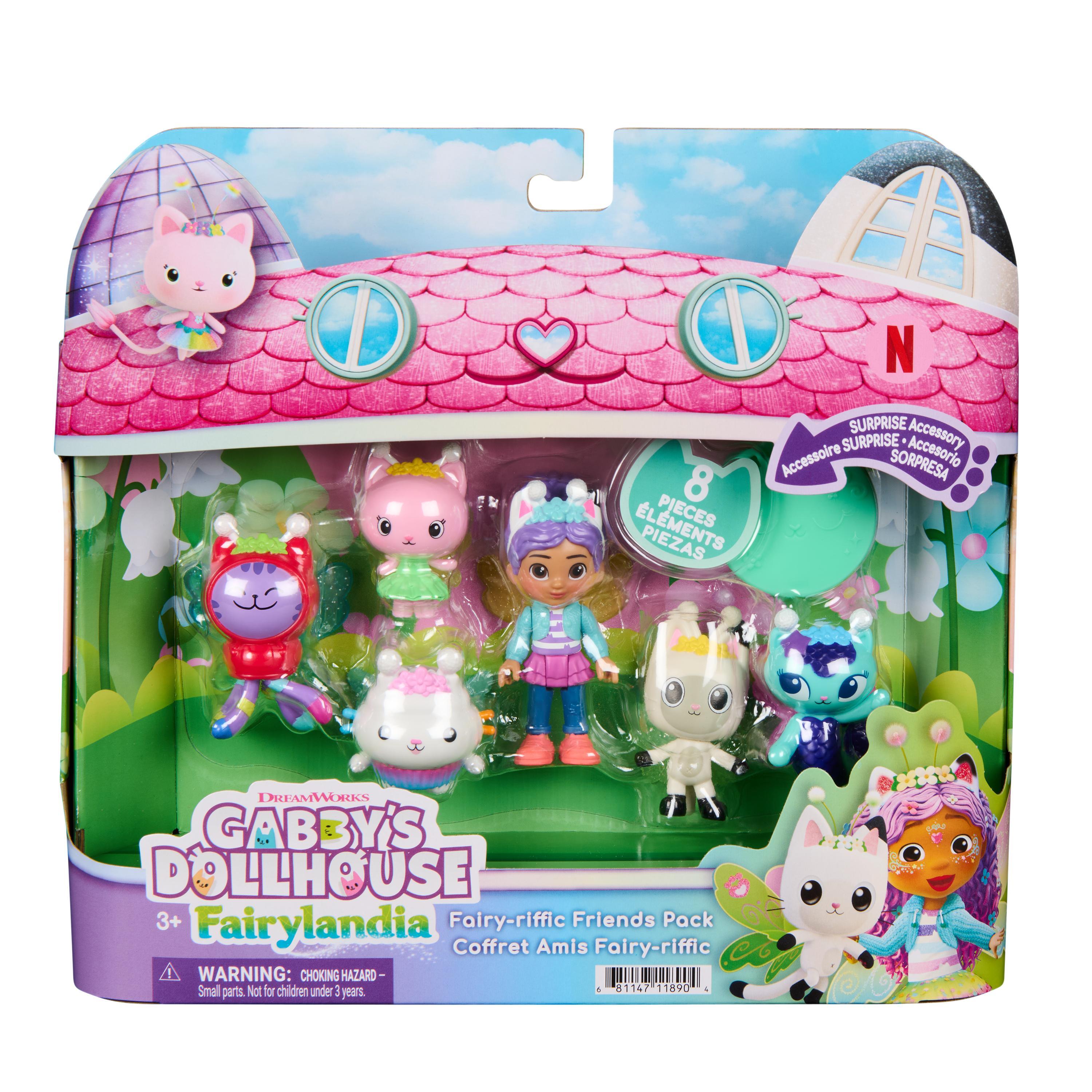 SPIN MASTER Coffret de 6 figurines Fairy Landia - Gabby et la maison magique