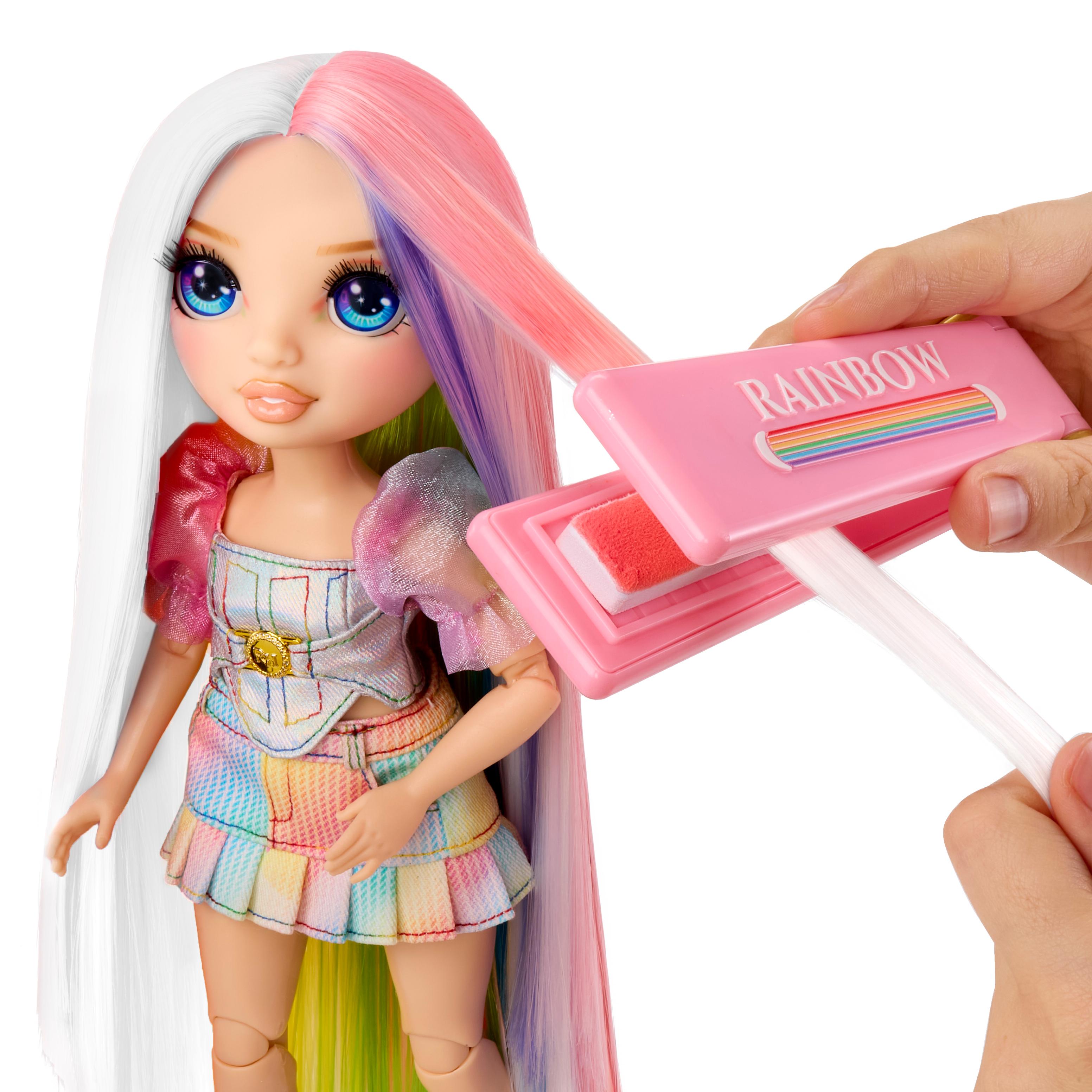 Voir la diapositive 3 : MGA Poupée Rainbow High Hair Studio 27 cm - Amaya Raine