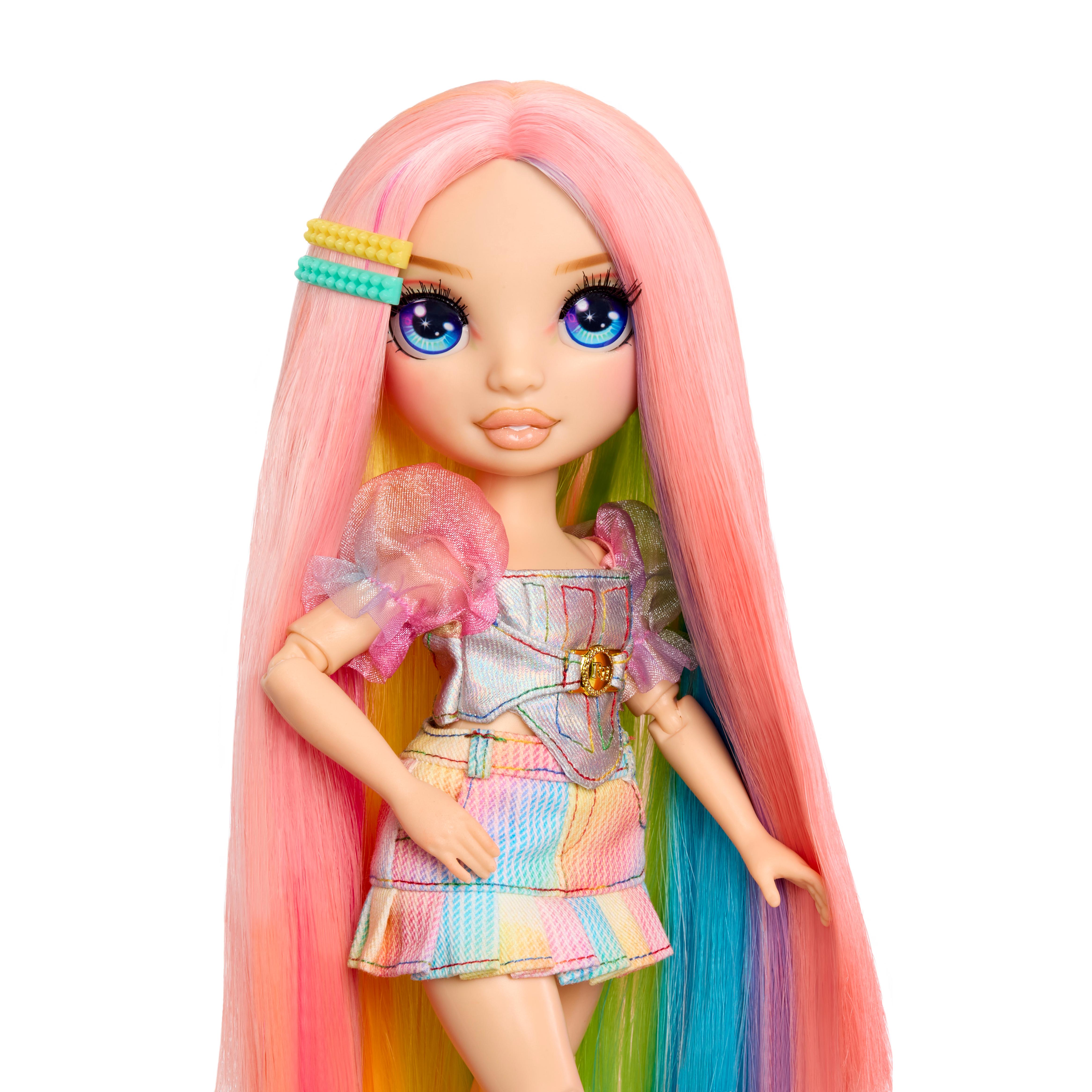 Voir la diapositive 4 : MGA Poupée Rainbow High Hair Studio 27 cm - Amaya Raine