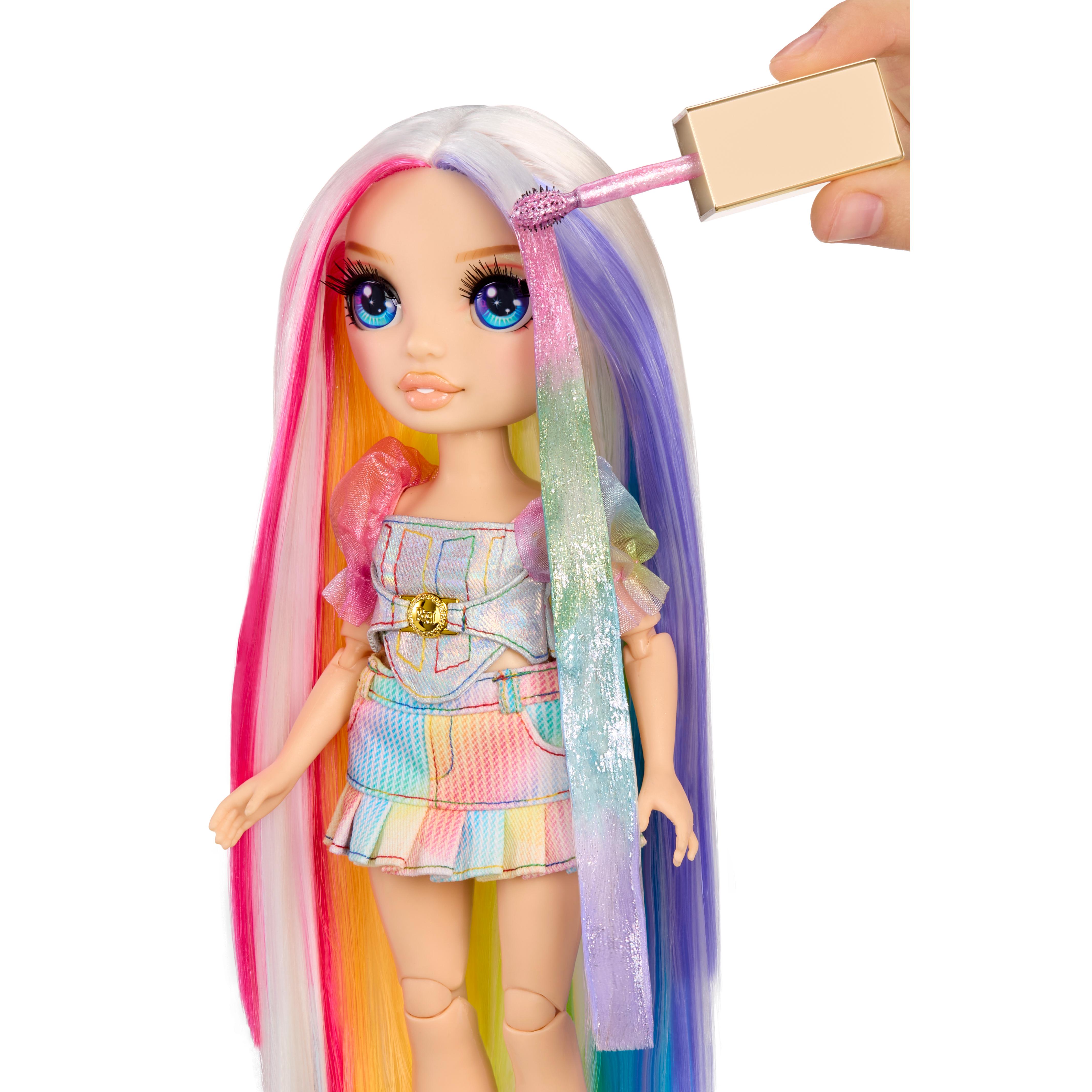 Voir la diapositive 5 : MGA Poupée Rainbow High Hair Studio 27 cm - Amaya Raine