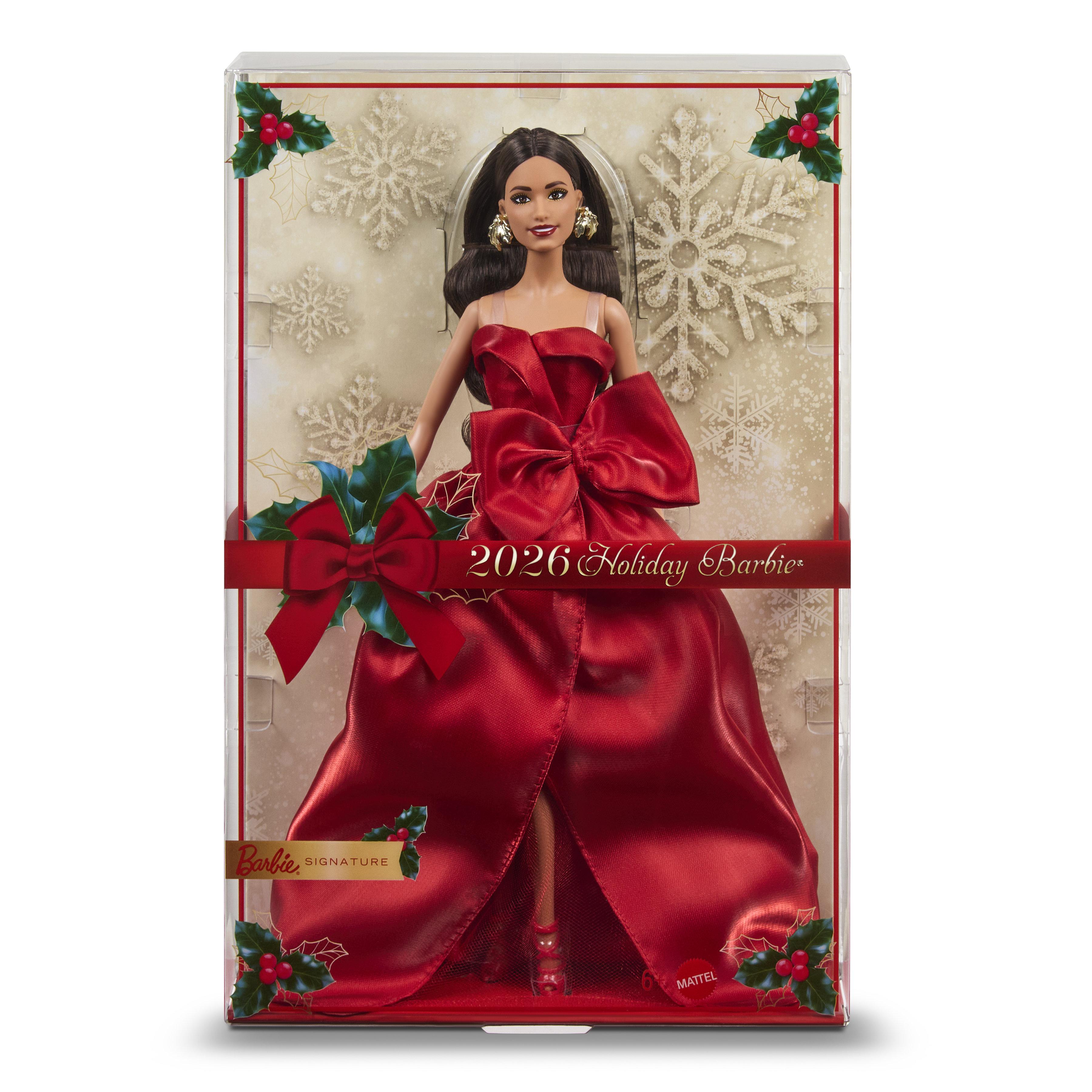 MATTEL Poupée Joyeuses fêtes cheveux Châtains - Barbie
