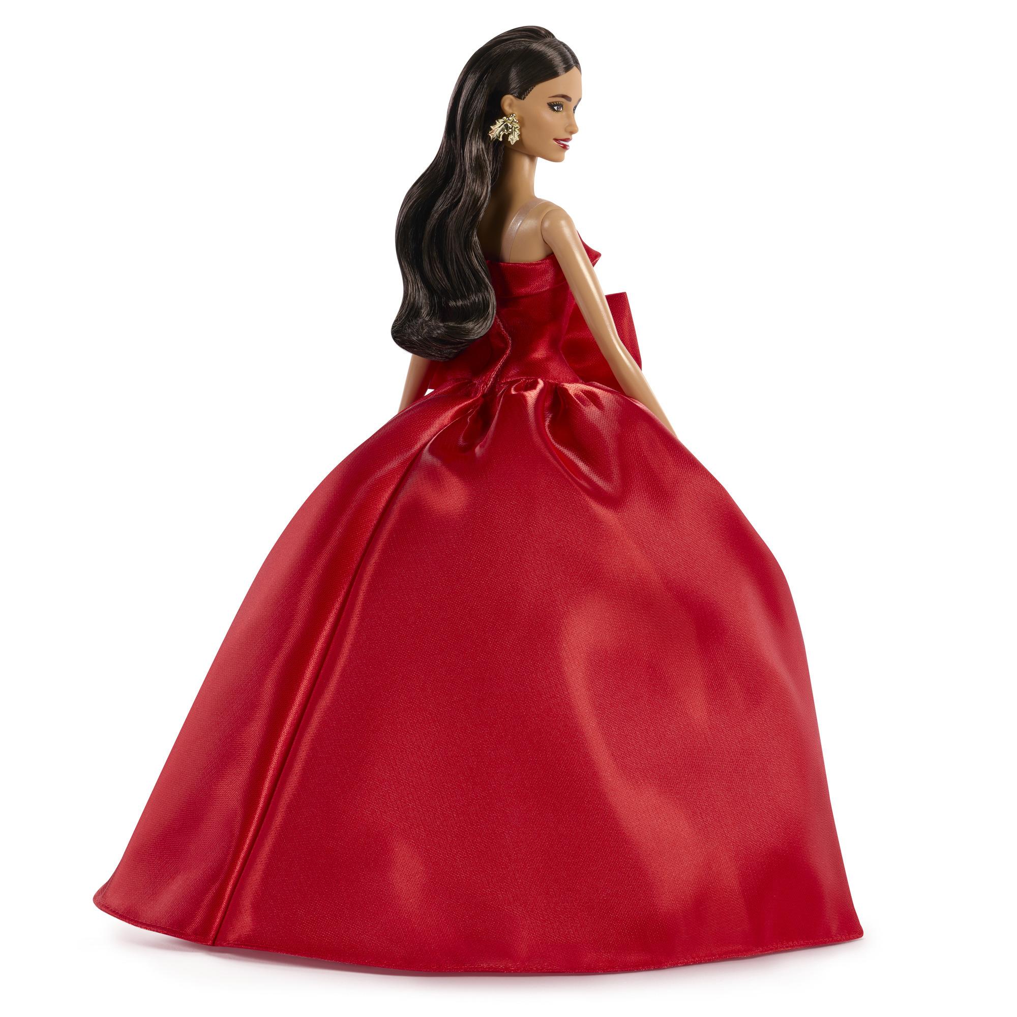 Voir la diapositive 3 : MATTEL Poupée Joyeuses fêtes cheveux Châtains - Barbie