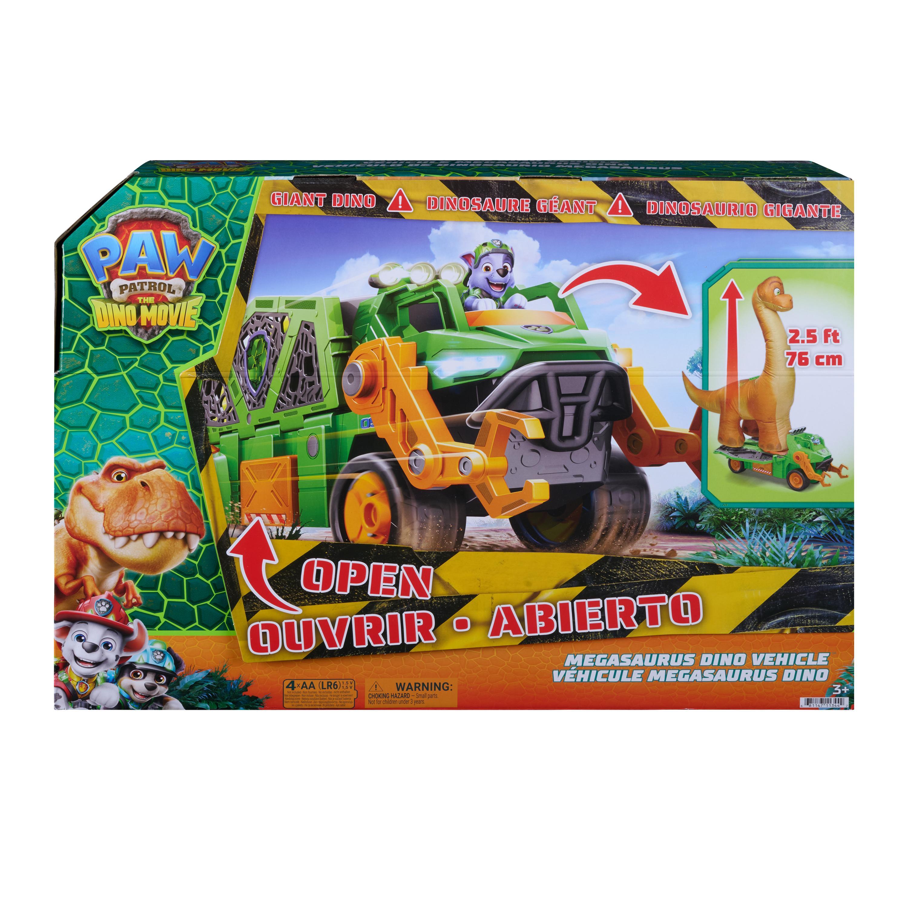 Voir la diapositive 2 : SPIN MASTER Véhicule Megasaurus La Pat Patrouille - Le Film Mission Dino