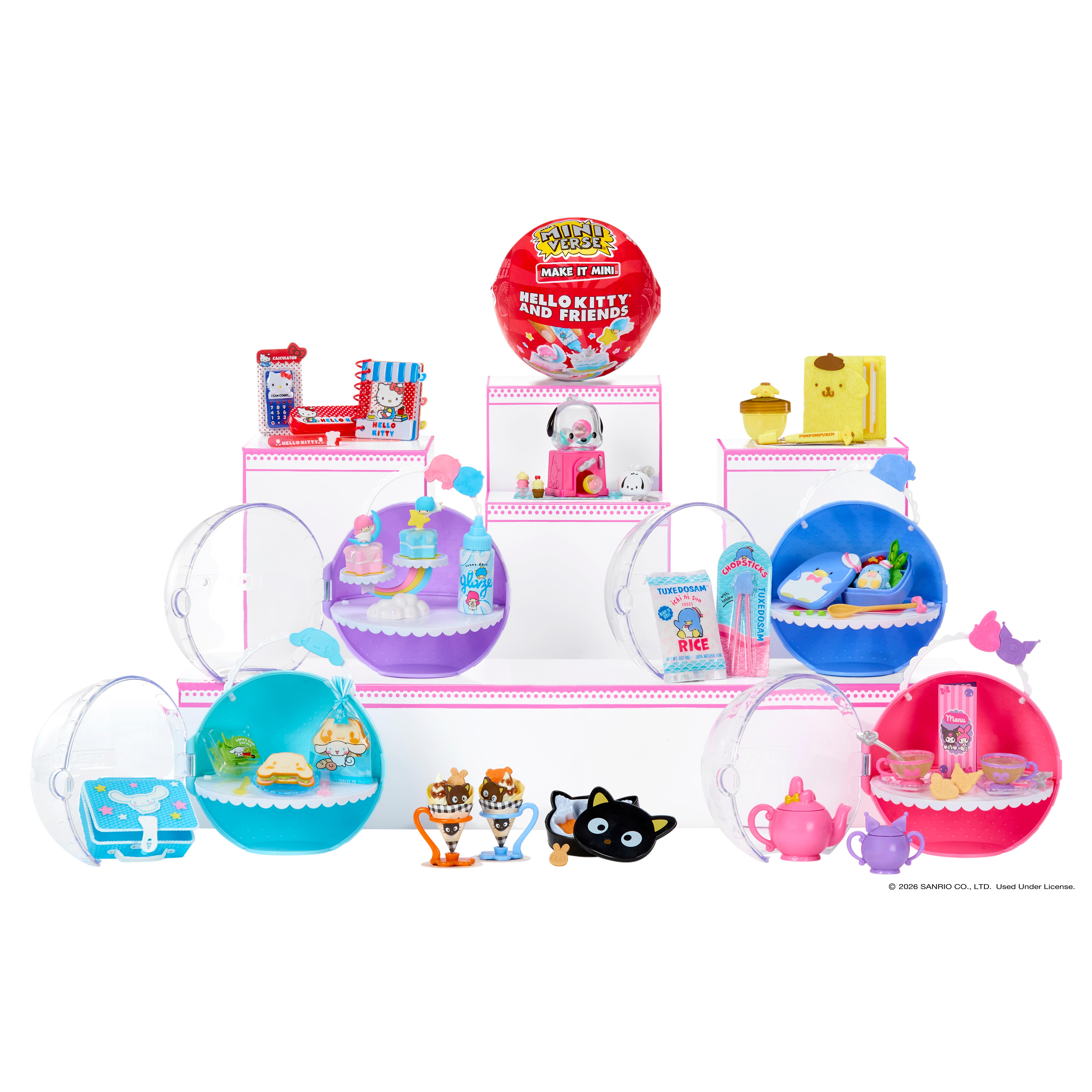Voir la diapositive 6 : MGA Miniverse Make It Mini Sanrio Serie 4 Hello Kitty