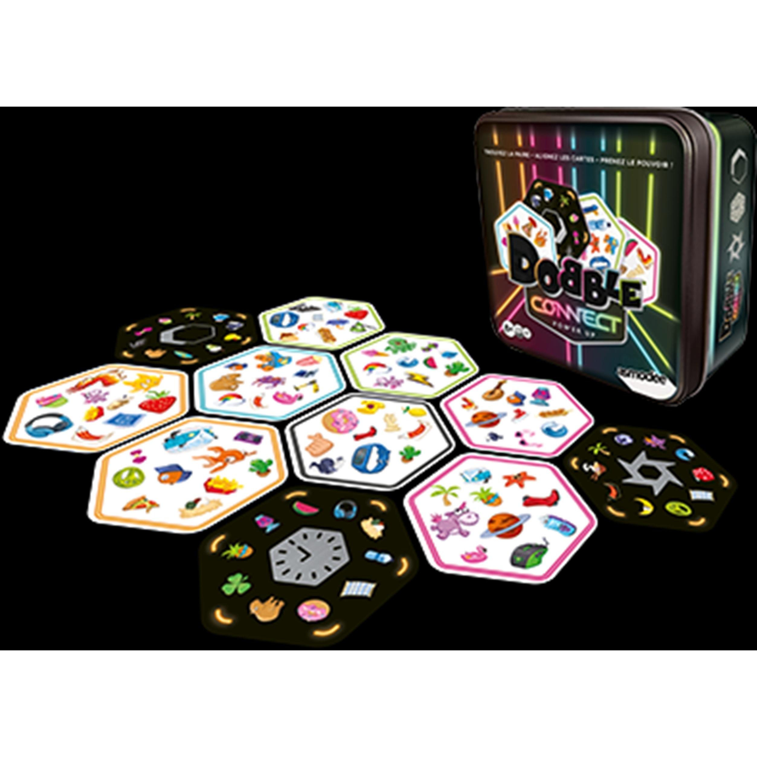 Voir la diapositive 8 : ASMODEE Jeu Dobble Connect Deluxe