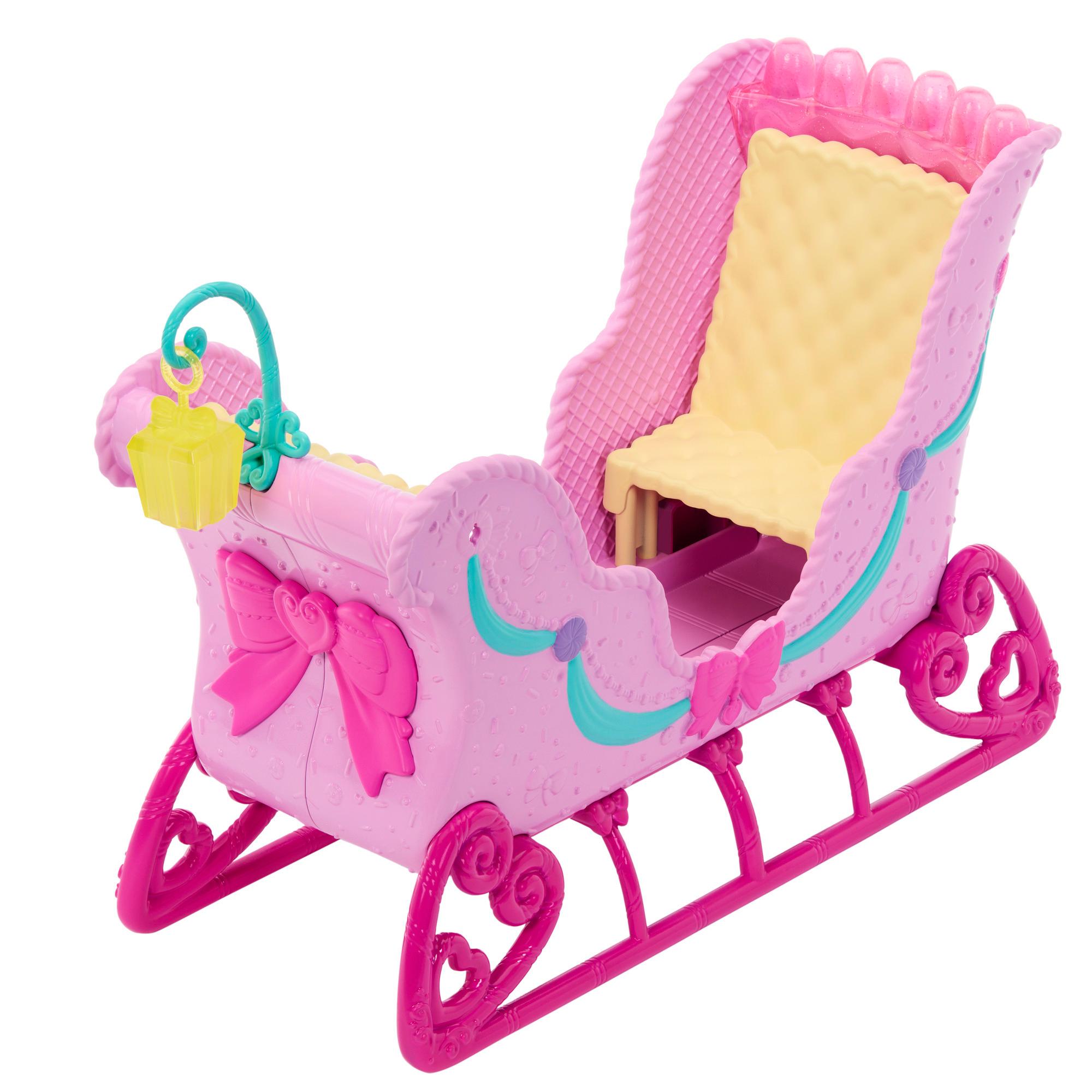 Voir la diapositive 4 : MATTEL Traineau Cheval Casse Noisette - Barbie