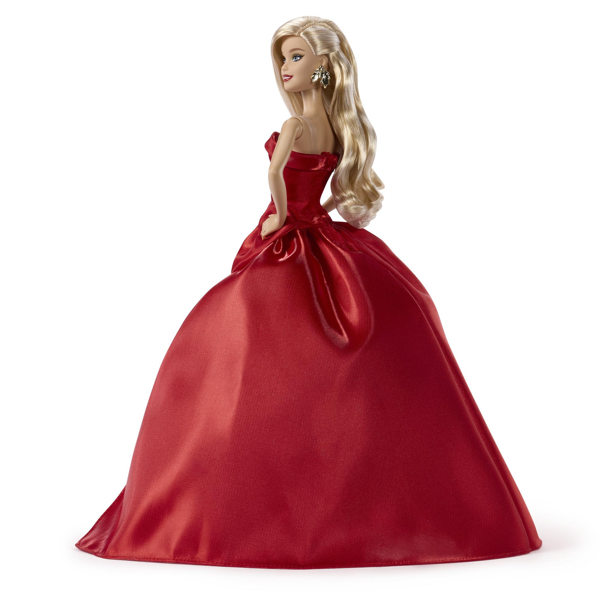Voir la diapositive 2 : MATTEL Poupée Joyeuses fêtes Bonde - Barbie