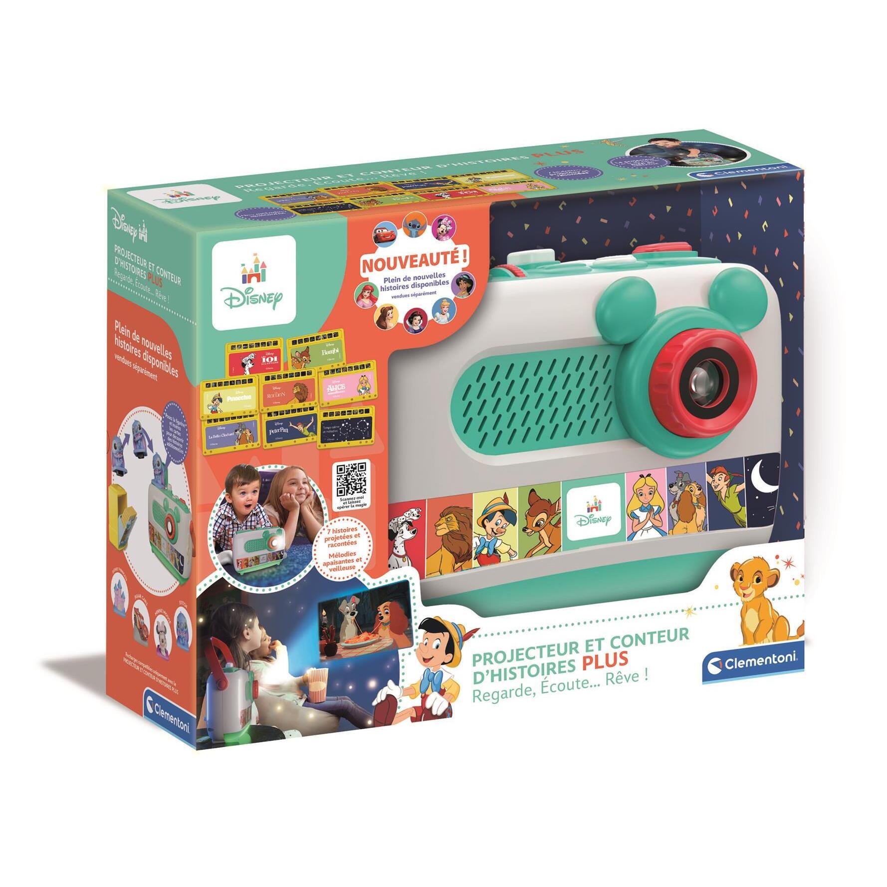CLEMENTONI Projecteur & Conteur d’Histoires Disney Plus