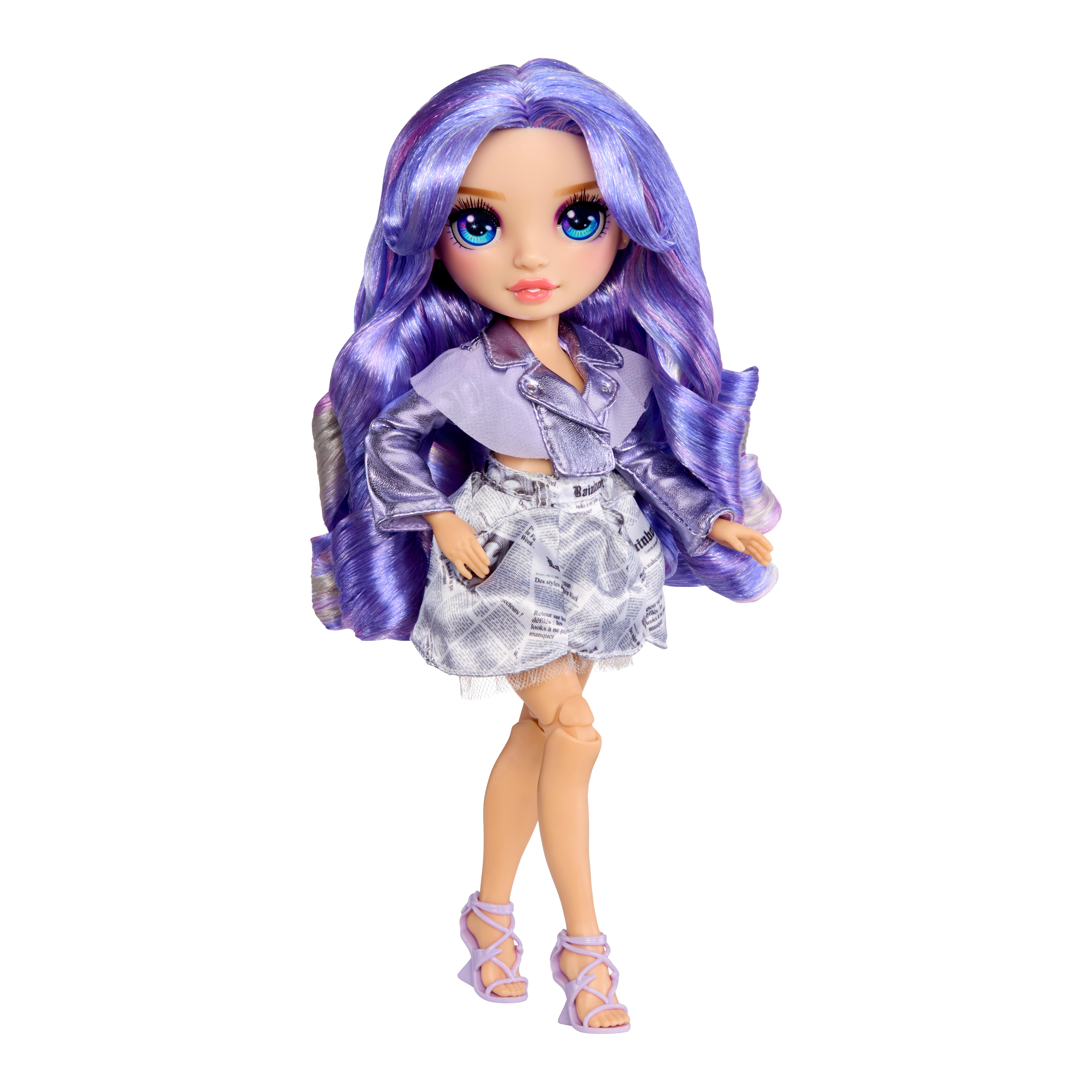Voir la diapositive 2 : MGA Poupée Rainbow High Pretty in Paris 27 cm - Violet Willow