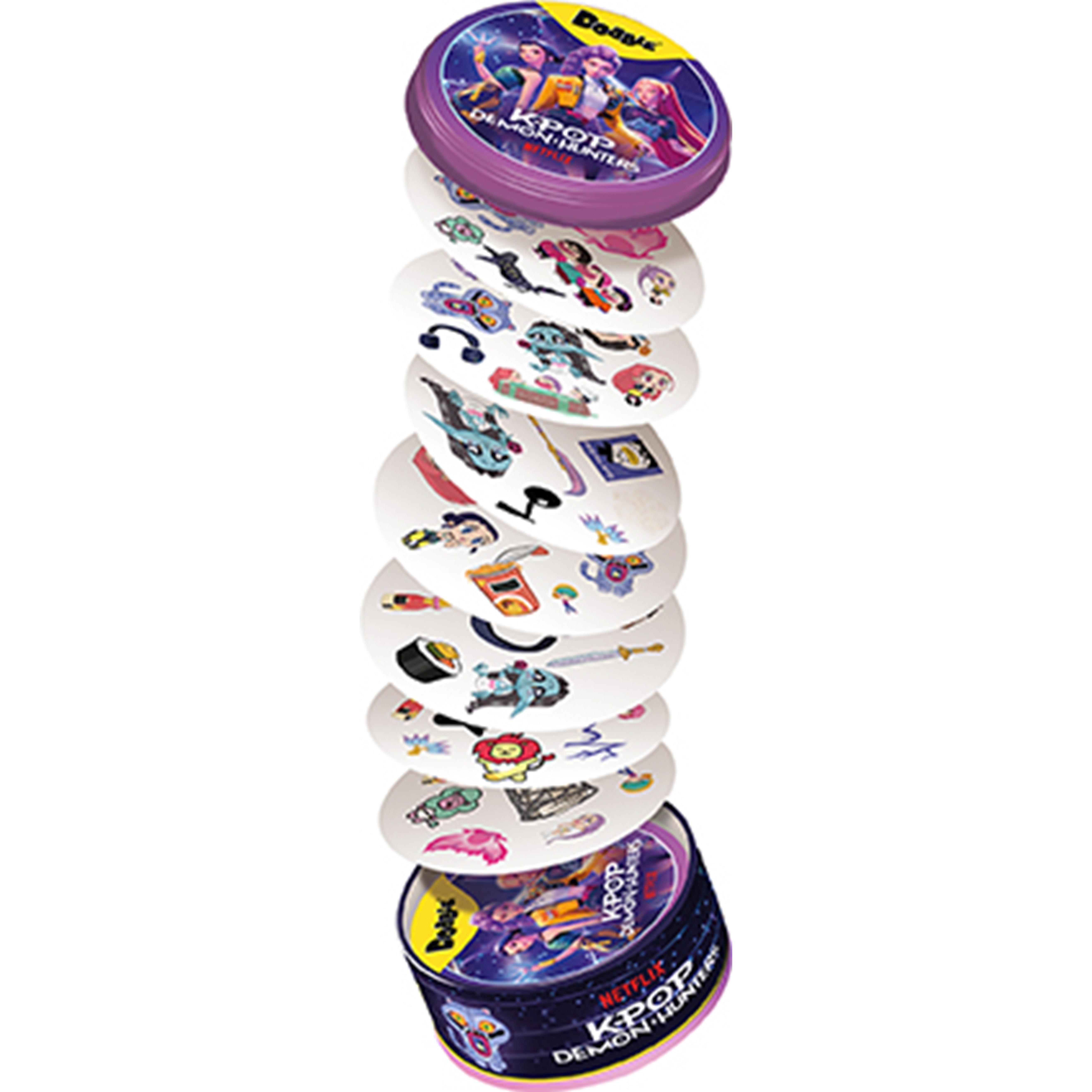Voir la diapositive 4 : ASMODEE Jeu Dobble K-Pop Demon Hunters