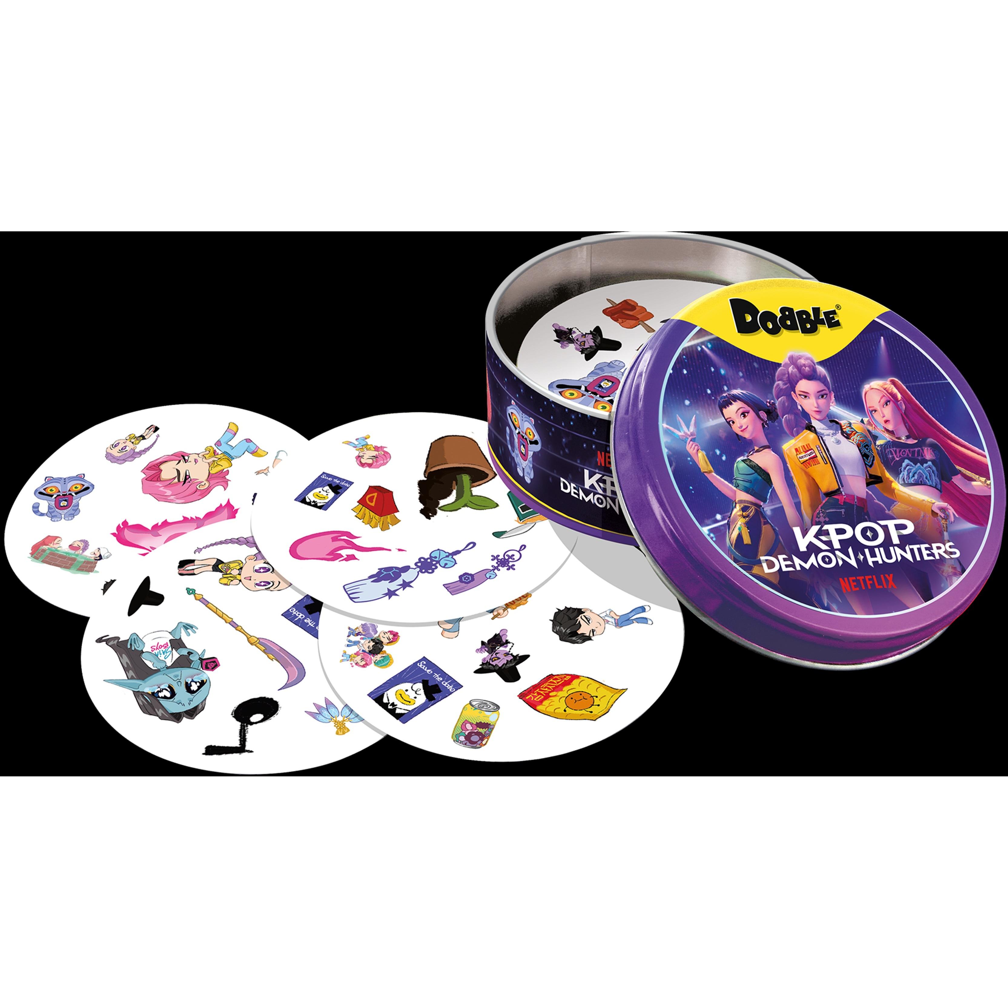 Voir la diapositive 6 : ASMODEE Jeu Dobble K-Pop Demon Hunters