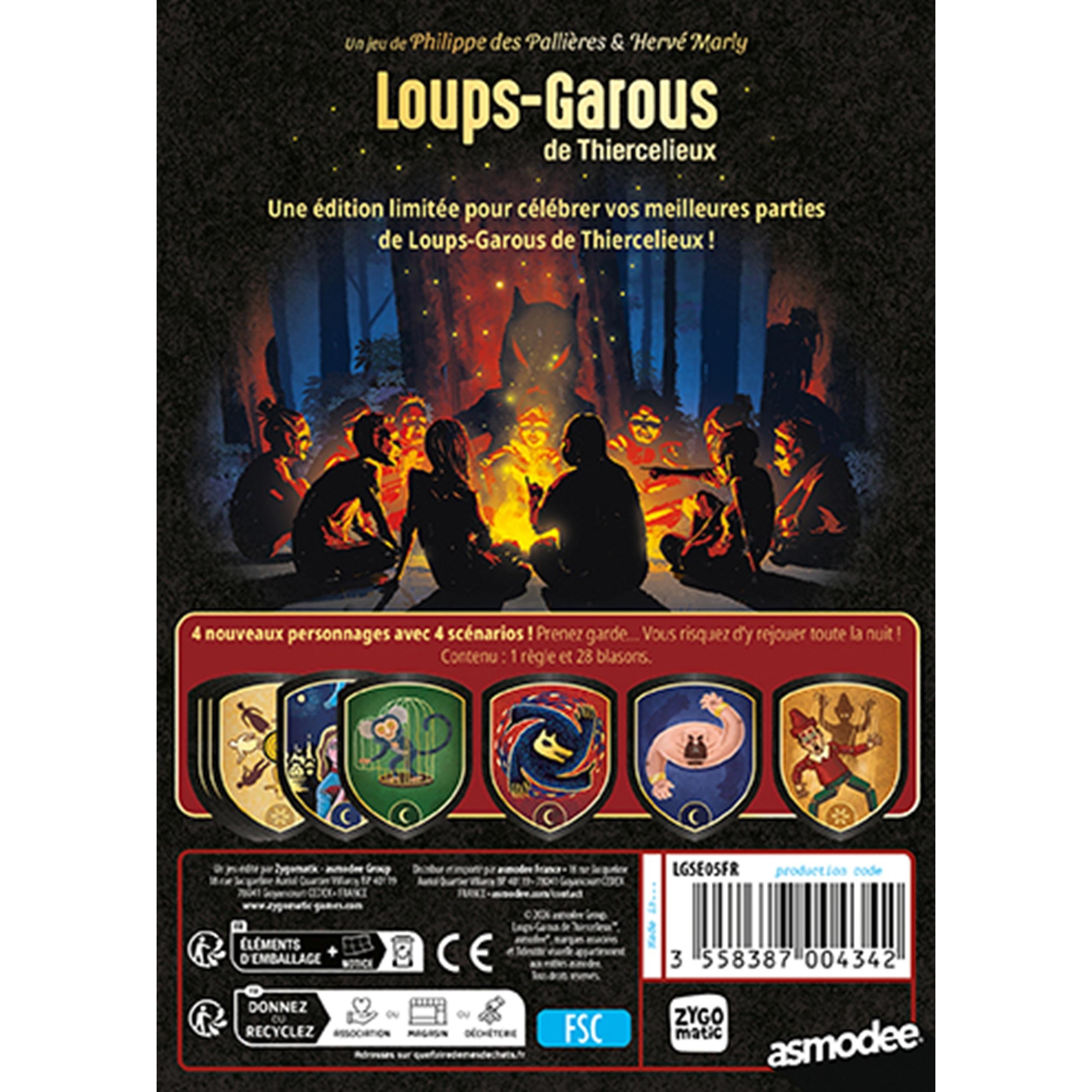 Voir la diapositive 7 : ASMODEE Jeu Loups Garous de Thiercelieux - Edition spéciale des 25 ans