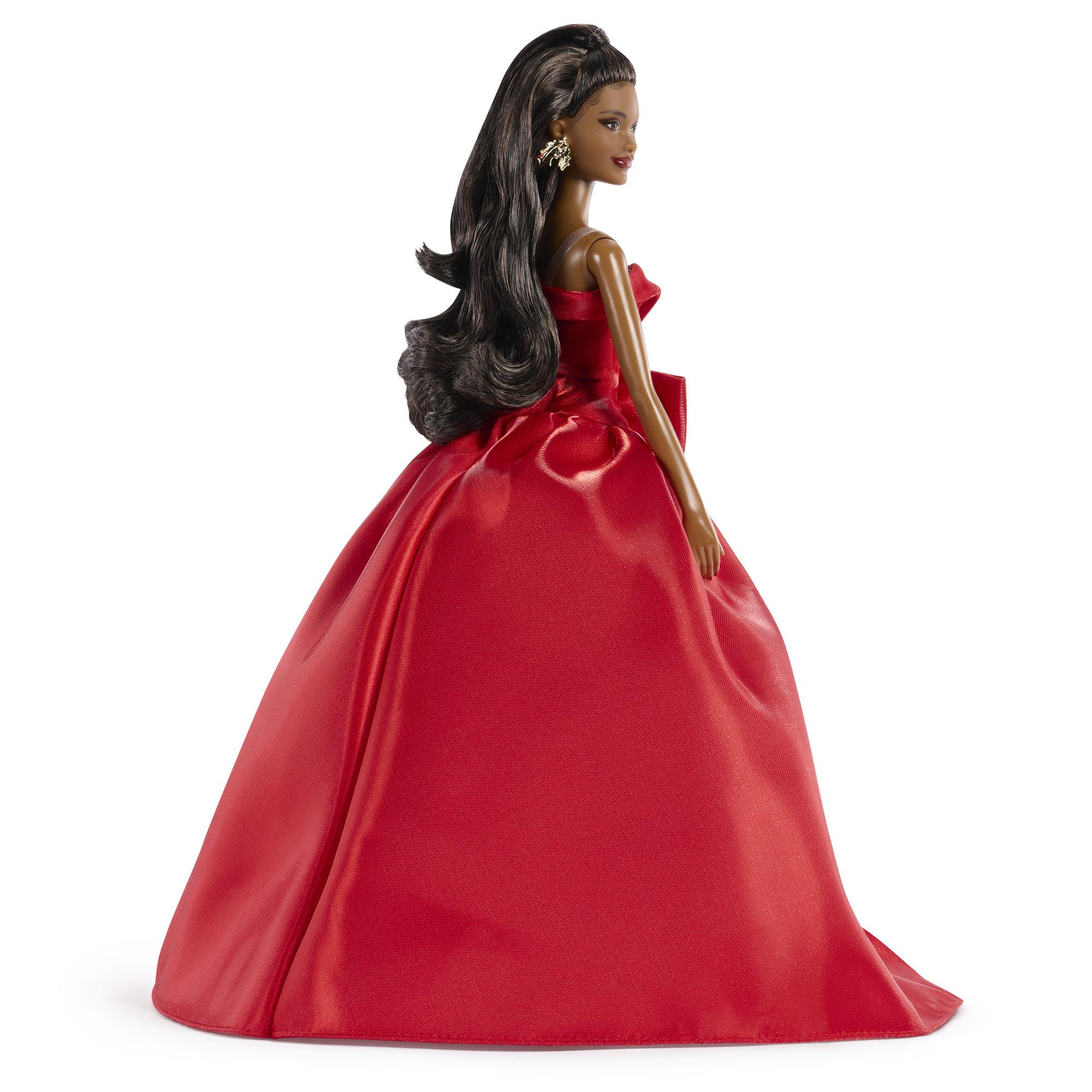 Voir la diapositive 6 : MATTEL Poupée Joyeuses fêtes Brunette - Barbie