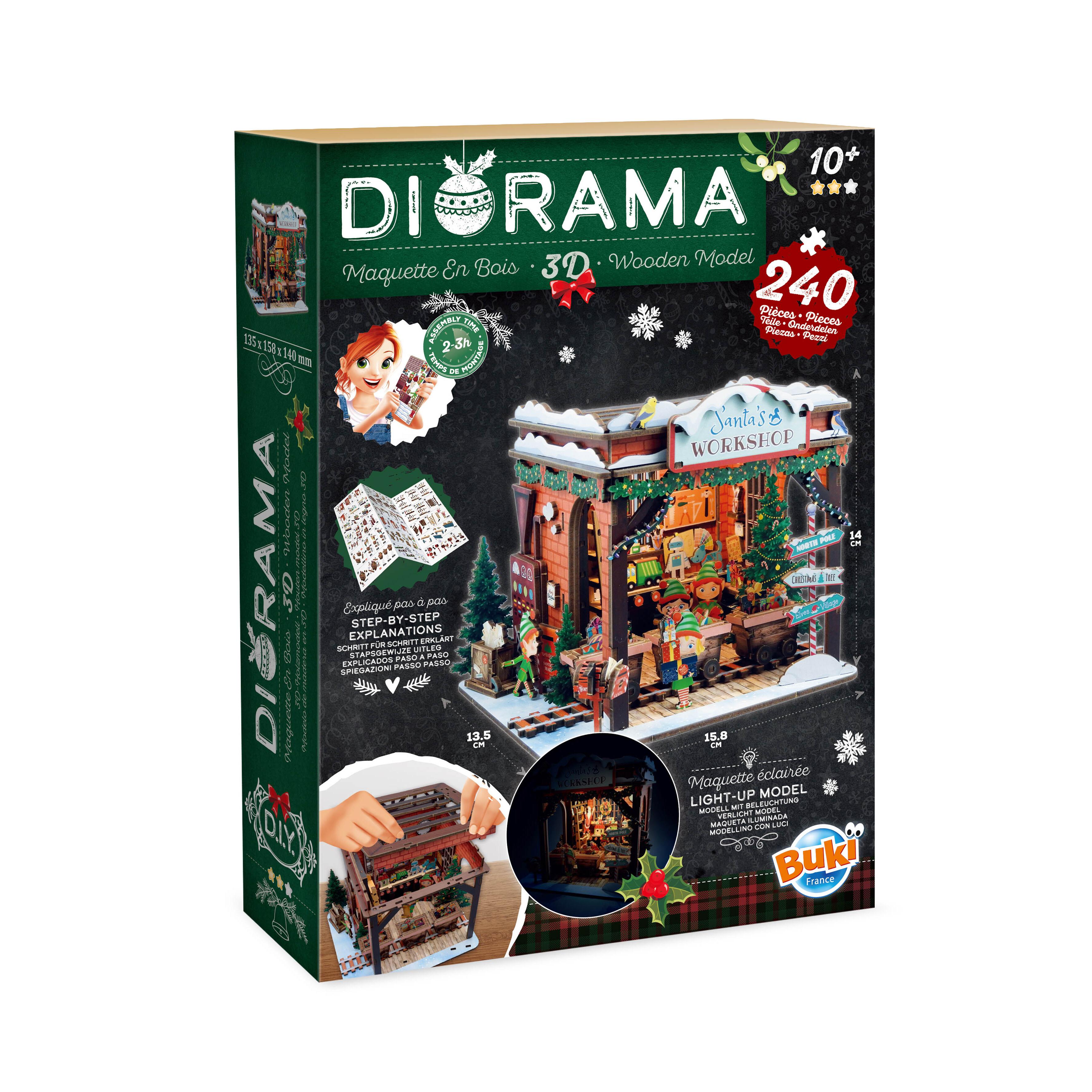 BUKI Diorama Atelier du Père Noel