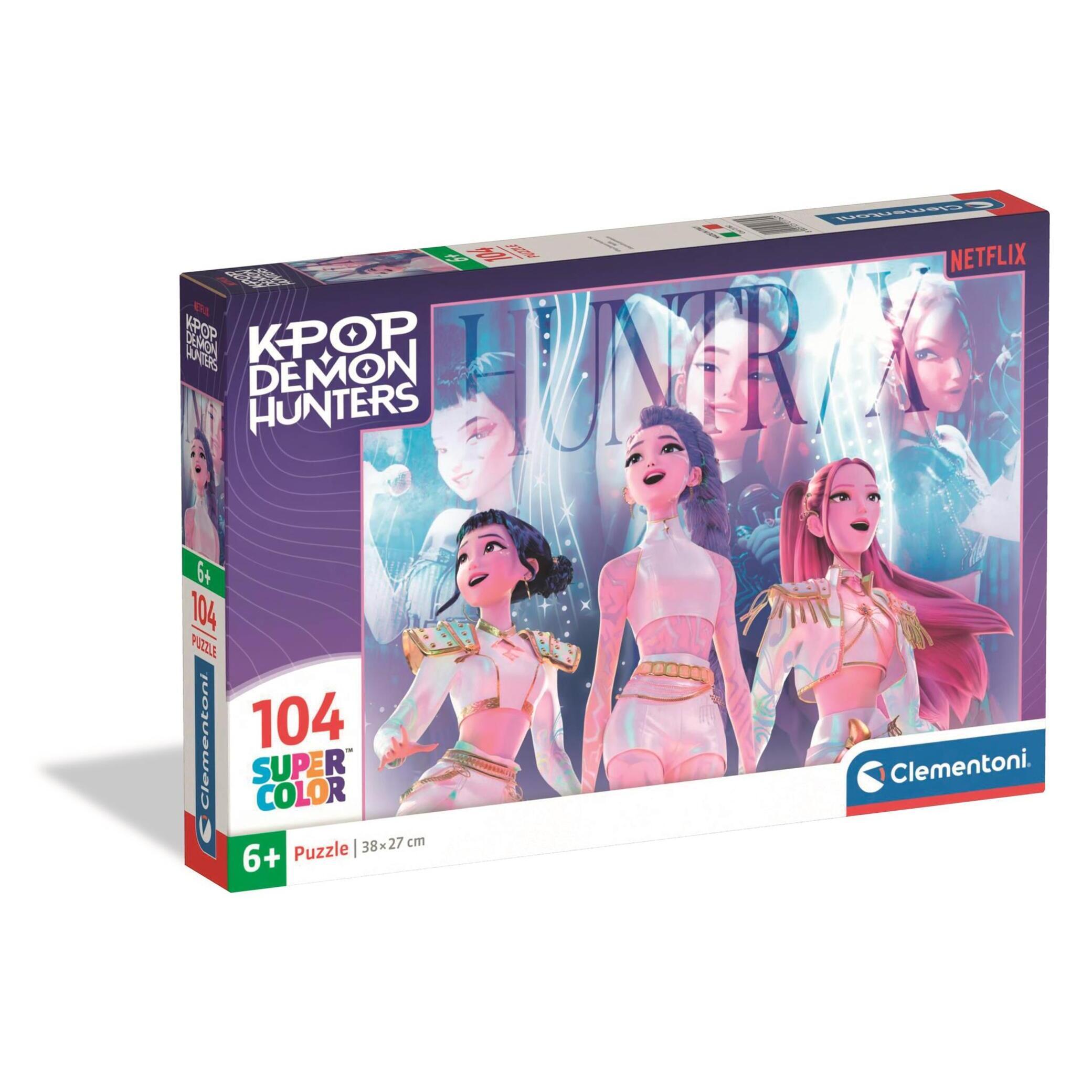 CLEMENTONI Puzzle 104 pièces K-Pop Demon Hunters