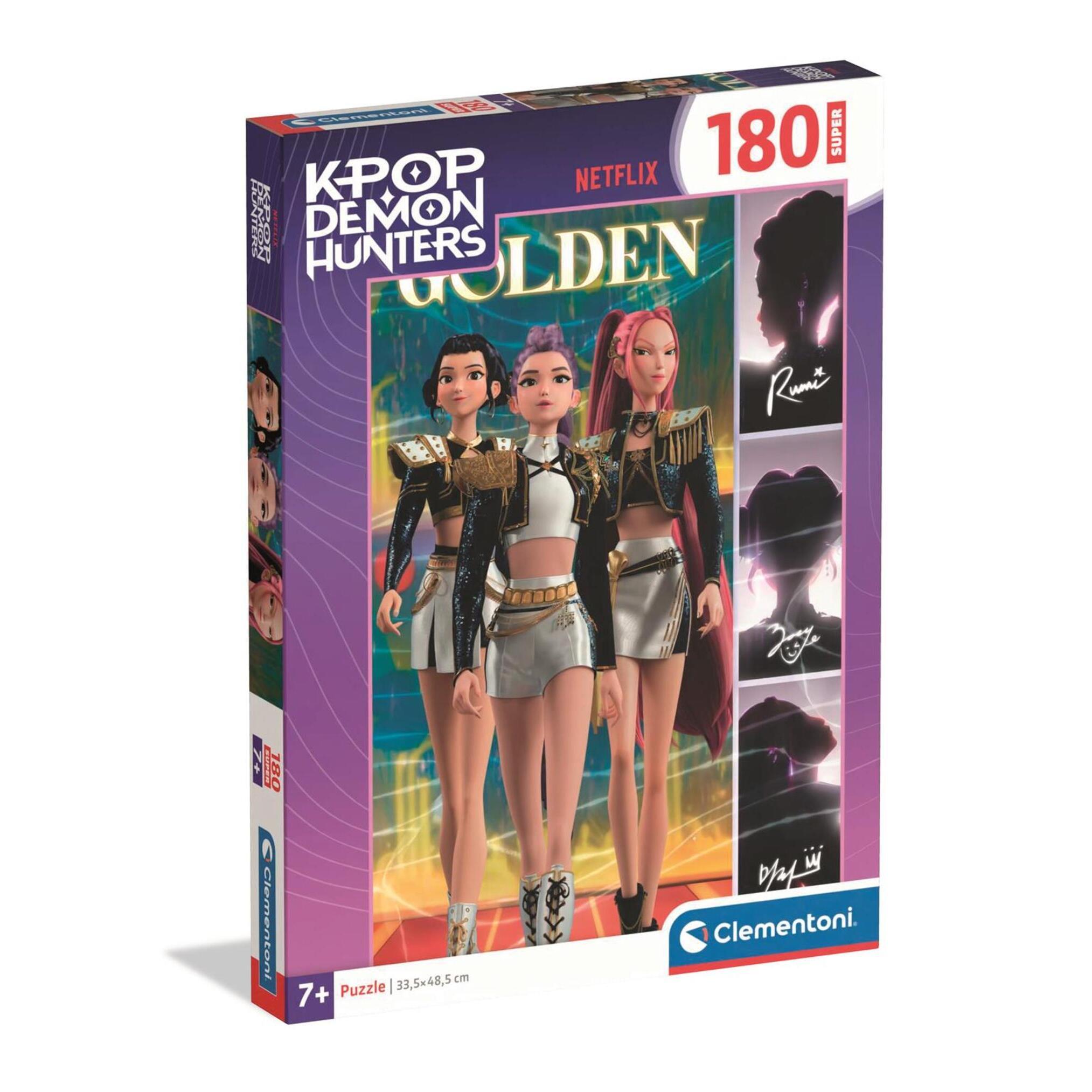 CLEMENTONI Puzzle 180 pièces K-Pop Demon Hunters