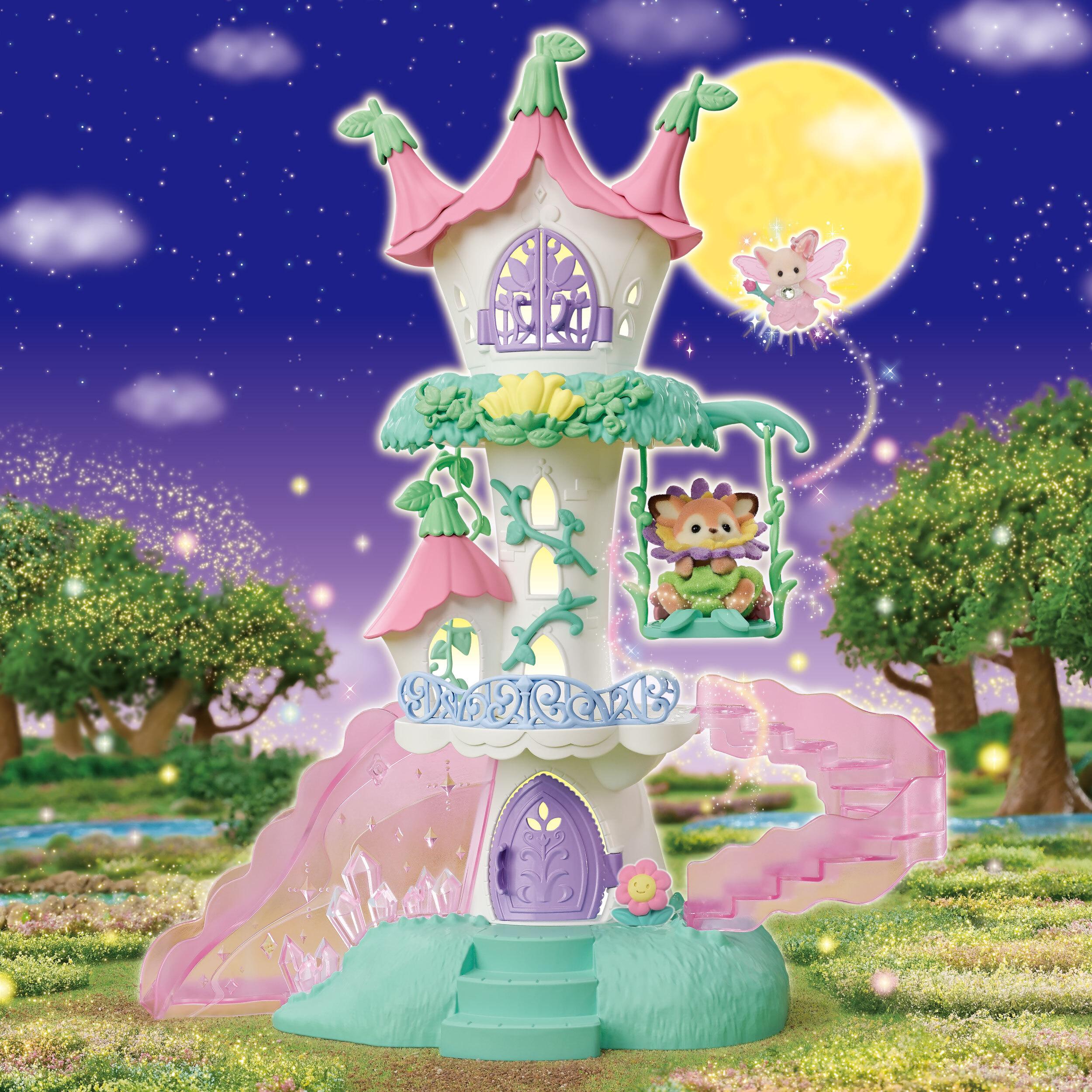 Voir la diapositive 4 : EPOCH D'ENFANCE Tour Conte de fées Sylvanian Family