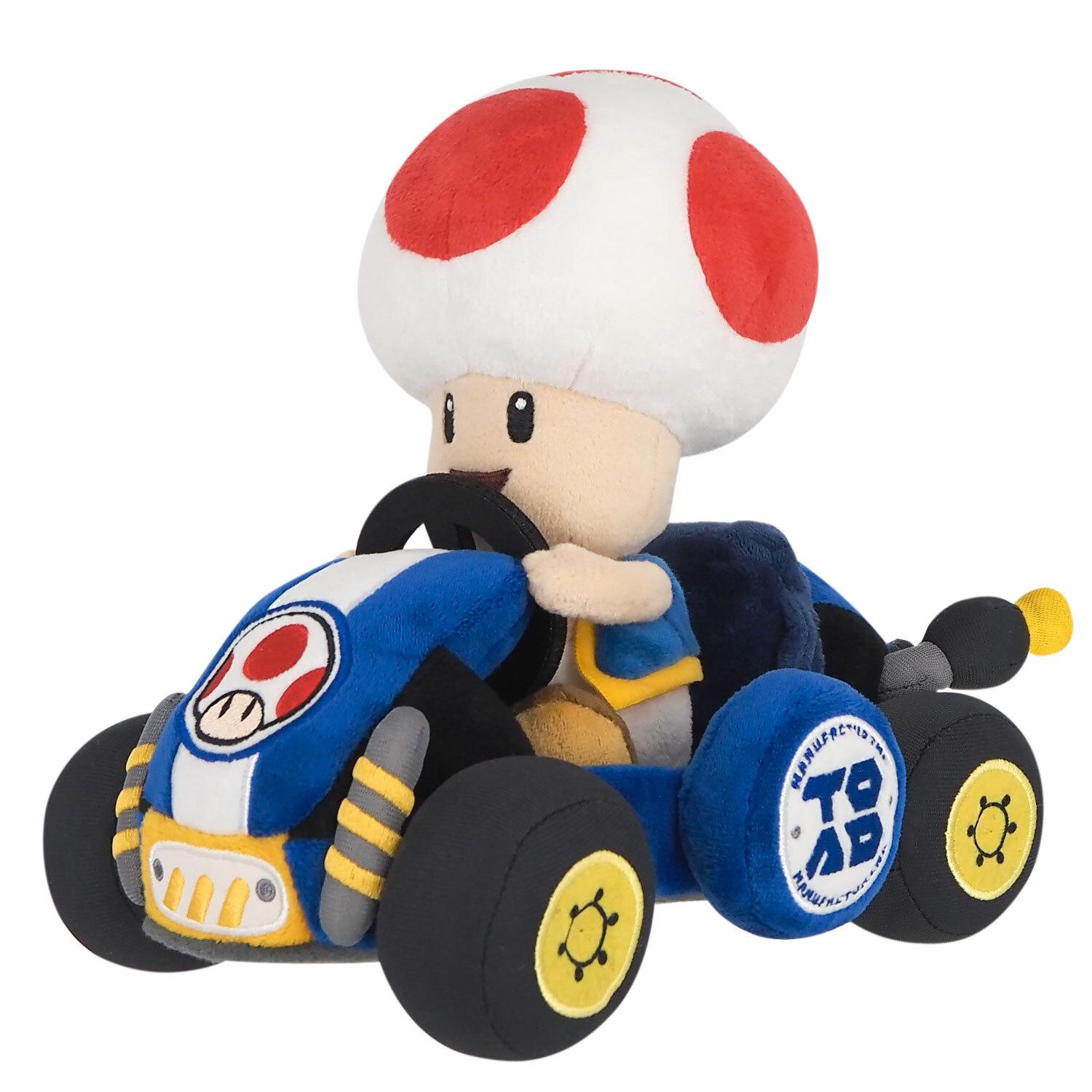 Voir la diapositive 2 : ONE UP Peluche Toga Nintendo Together+ Mario Kart World Toad 27 cm