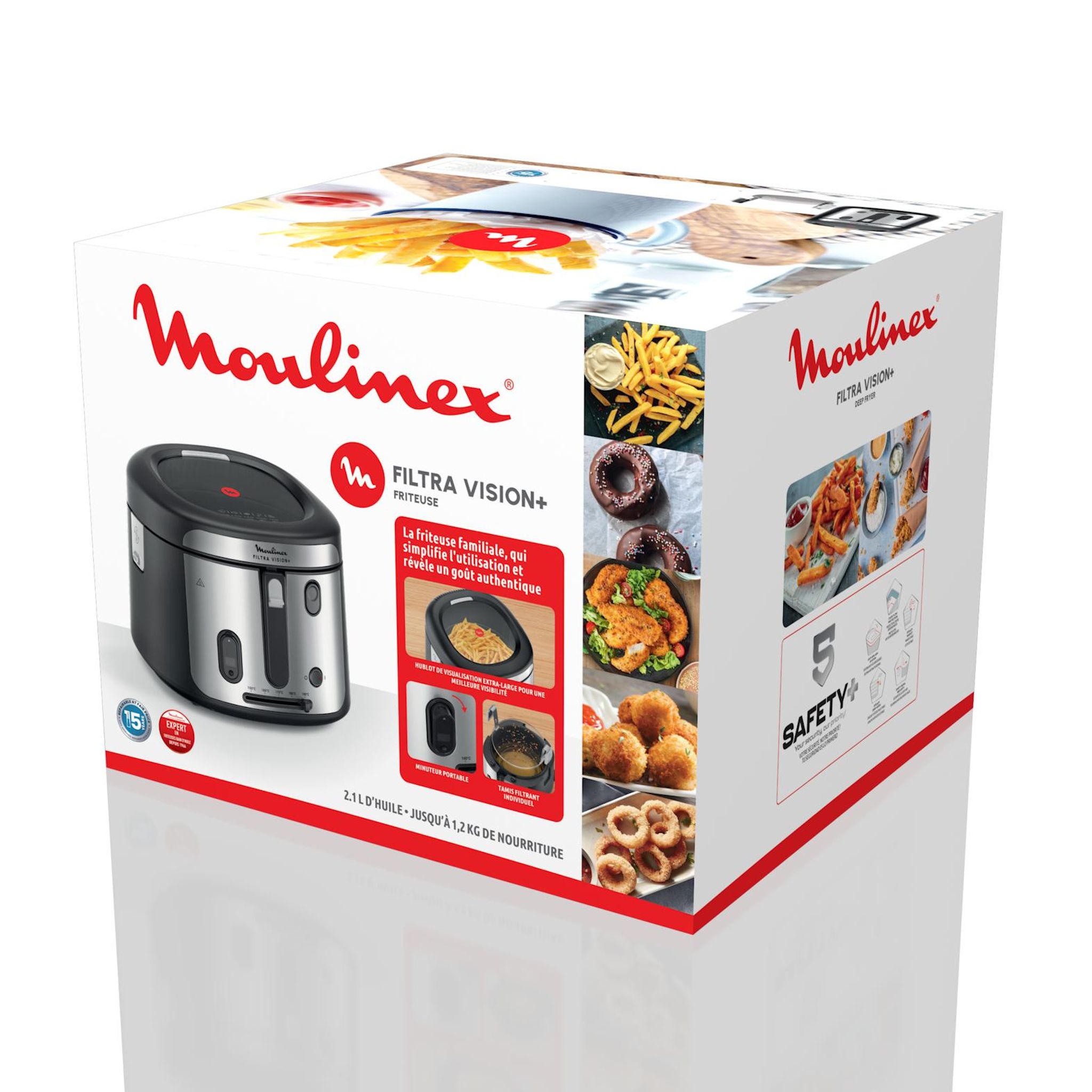 Voir la diapositive 8 : MOULINEX Friteuse AF2588E0 - Gris