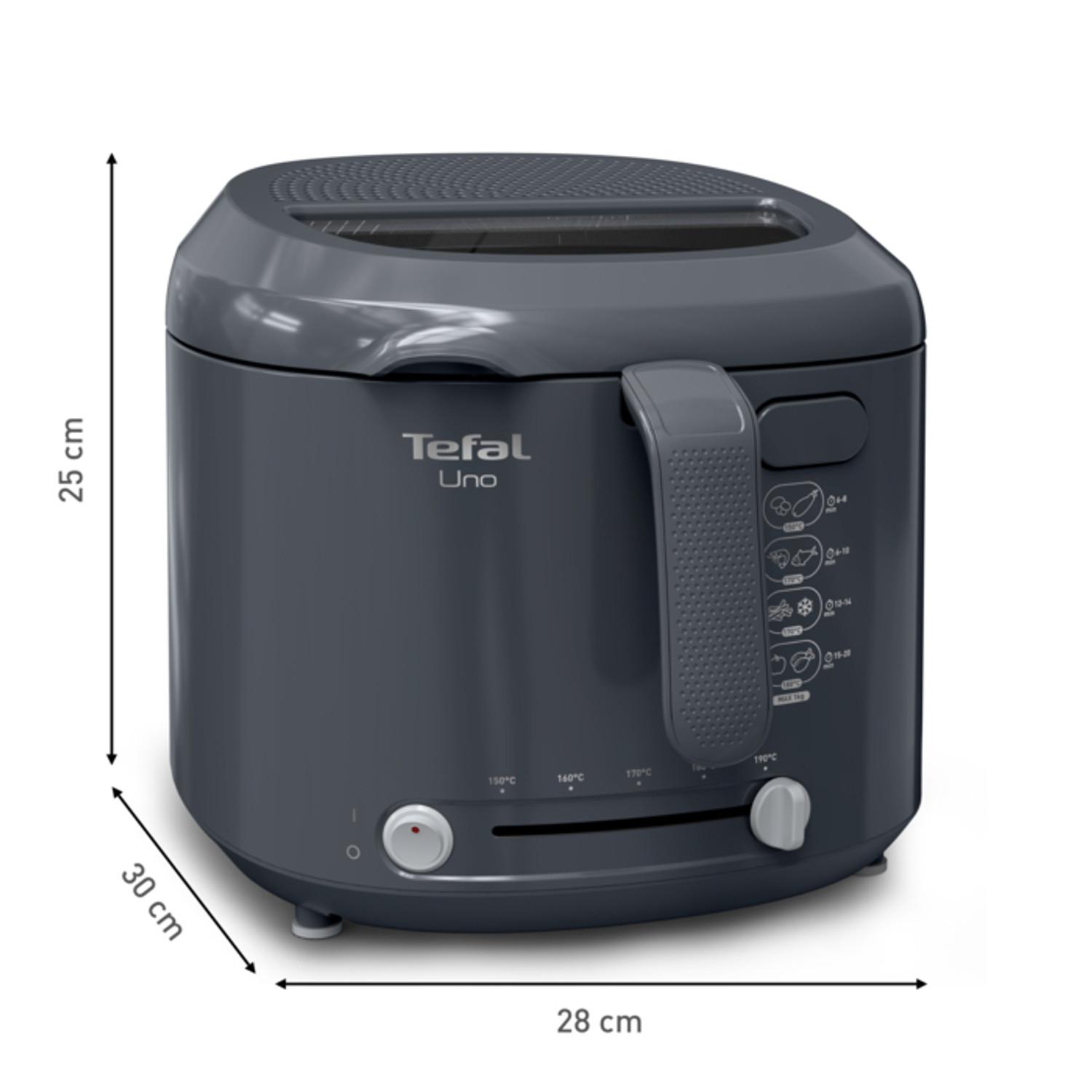 Voir la diapositive 7 : TEFAL Friteuse Tefal Uno FF203T10 - Gris