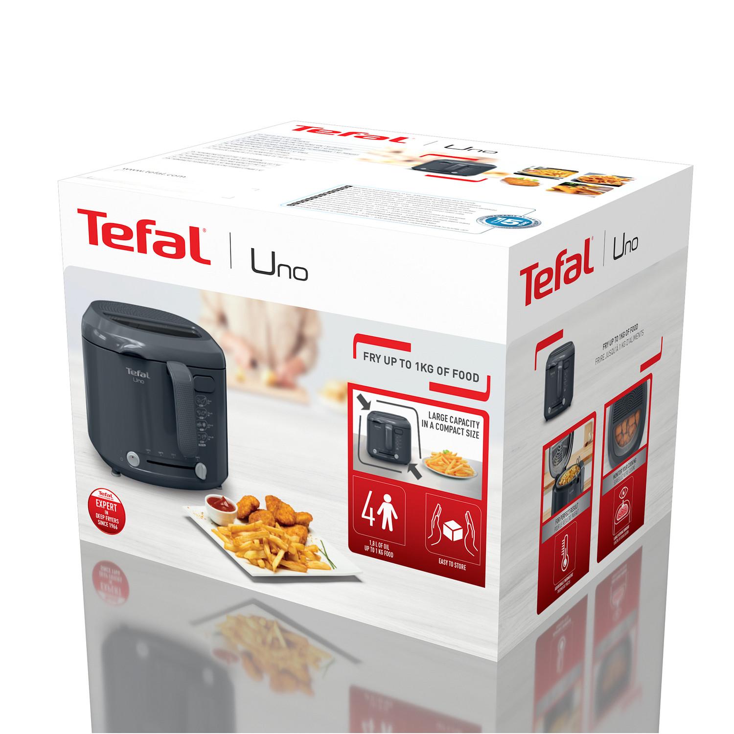 Voir la diapositive 8 : TEFAL Friteuse Tefal Uno FF203T10 - Gris