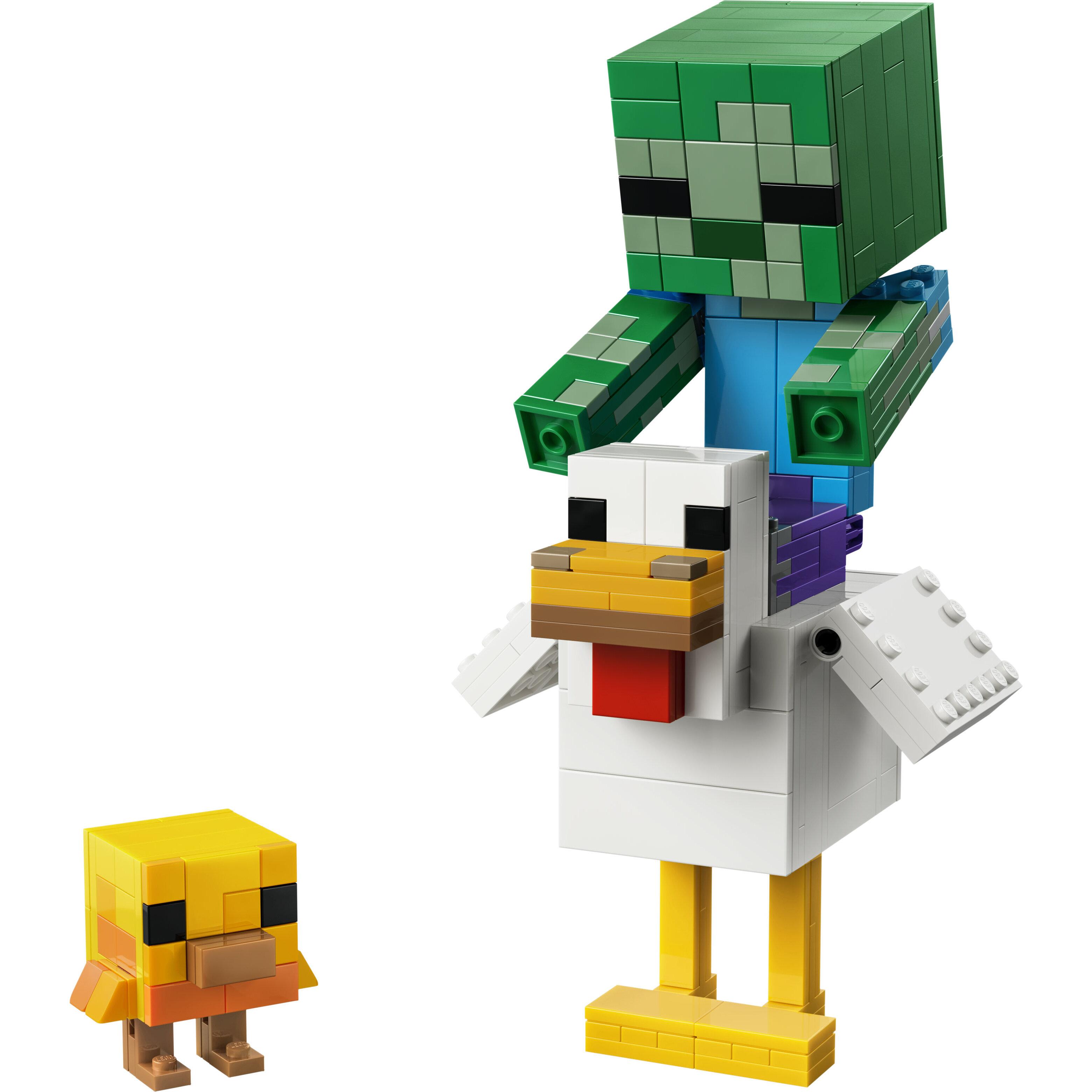 Voir la diapositive 2 : LEGO Minecraft 21582 - La poule chevauchée
