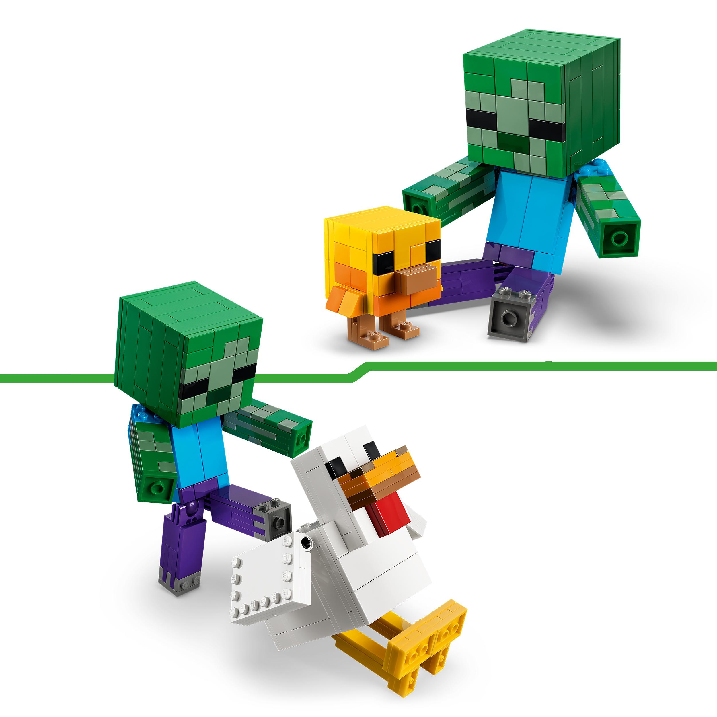 Voir la diapositive 5 : LEGO Minecraft 21582 - La poule chevauchée