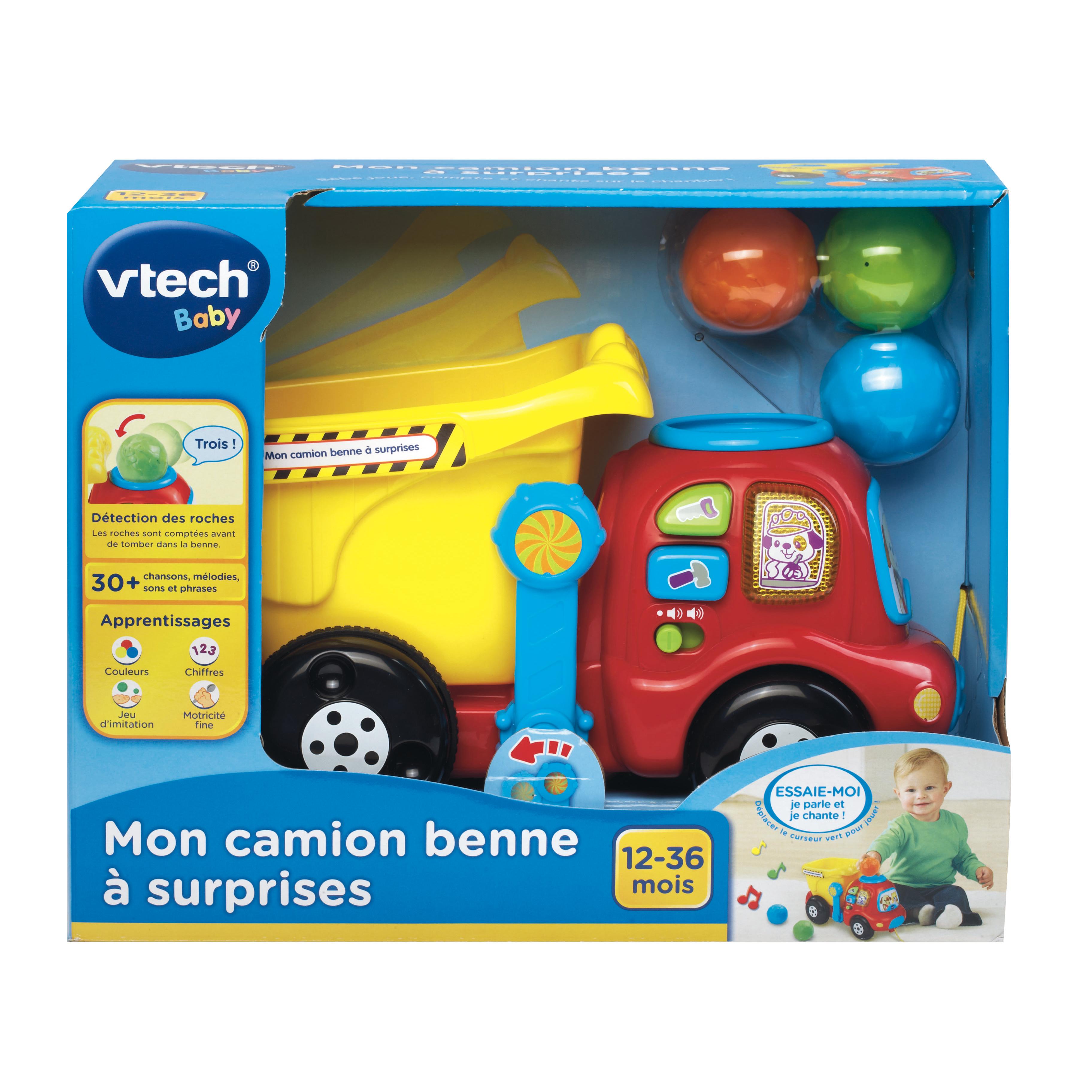Voir la diapositive 3 : VTECH Mon Camion Benne à Surprise