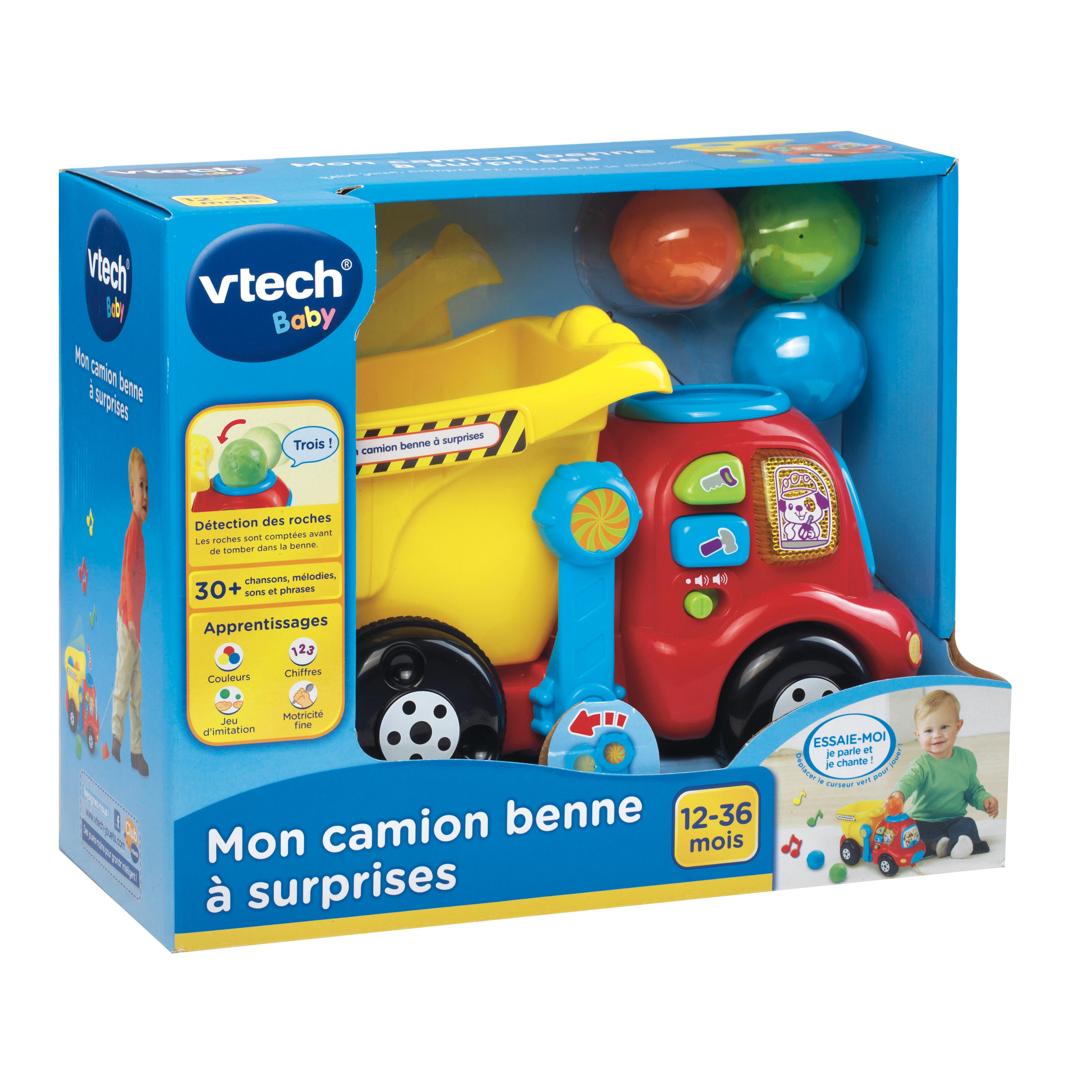 Voir la diapositive 4 : VTECH Mon Camion Benne à Surprise