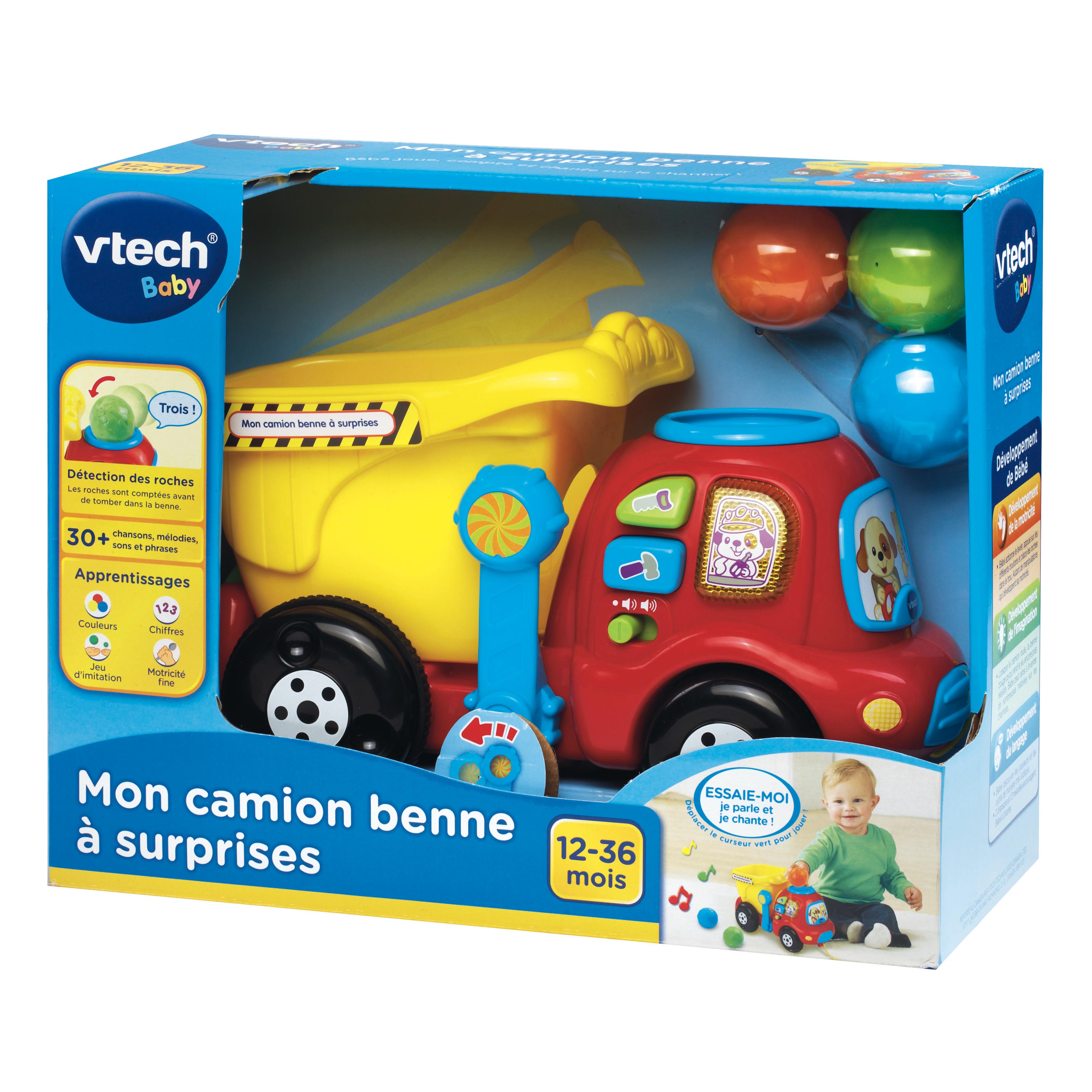 Voir la diapositive 5 : VTECH Mon Camion Benne à Surprise