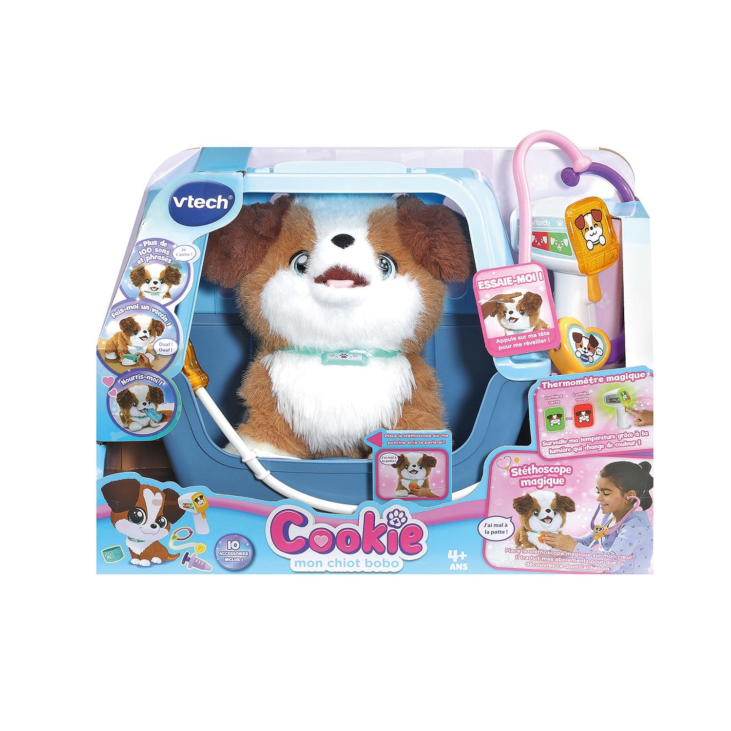 Voir la diapositive 6 : VTECH Peluche interactive Cookie Mon chiot bobo