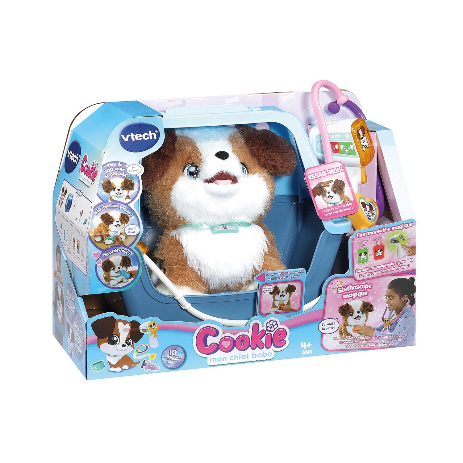 Voir la diapositive 8 : VTECH Peluche interactive Cookie Mon chiot bobo