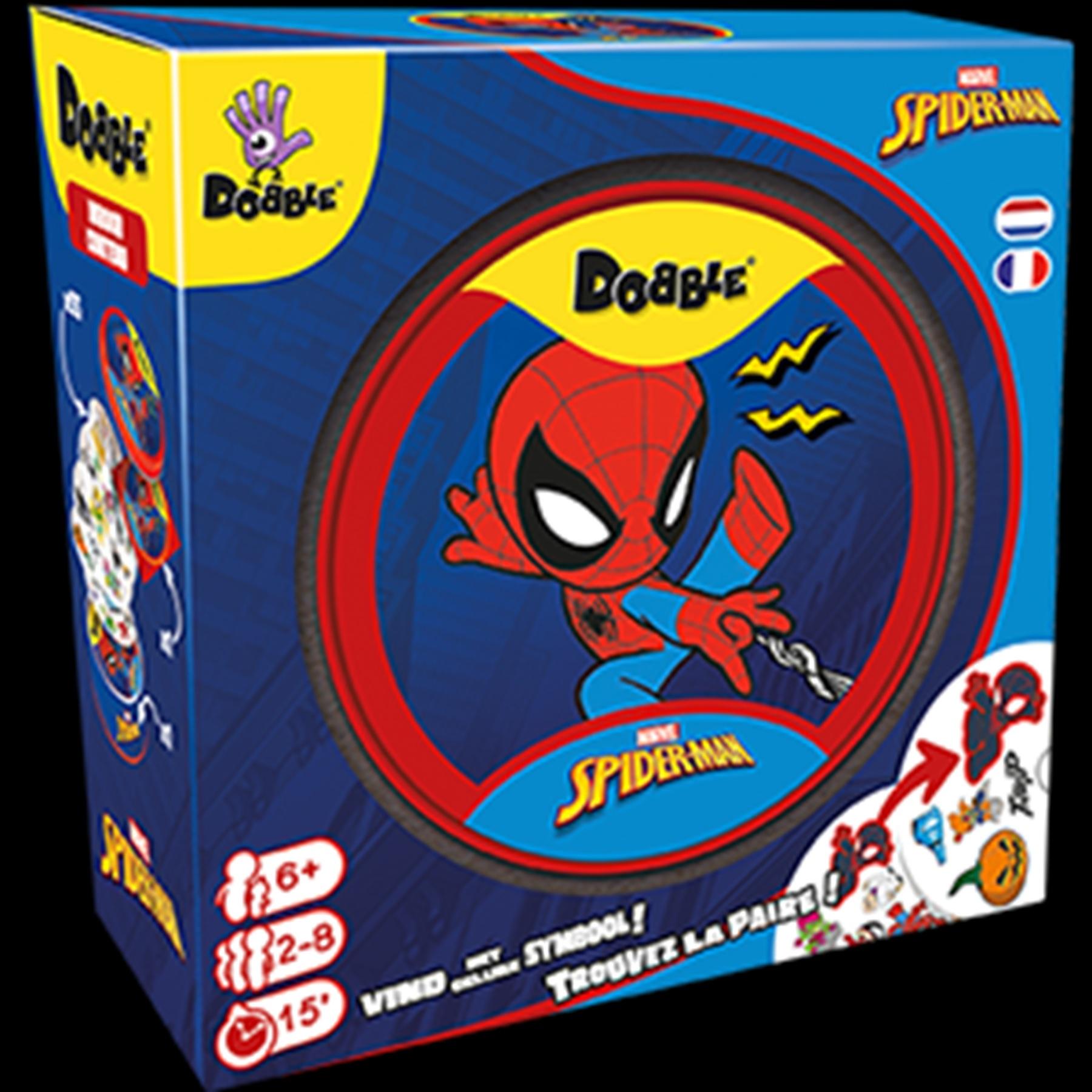 Voir la diapositive 2 : ASMODEE Jeu Dobble Spiderman