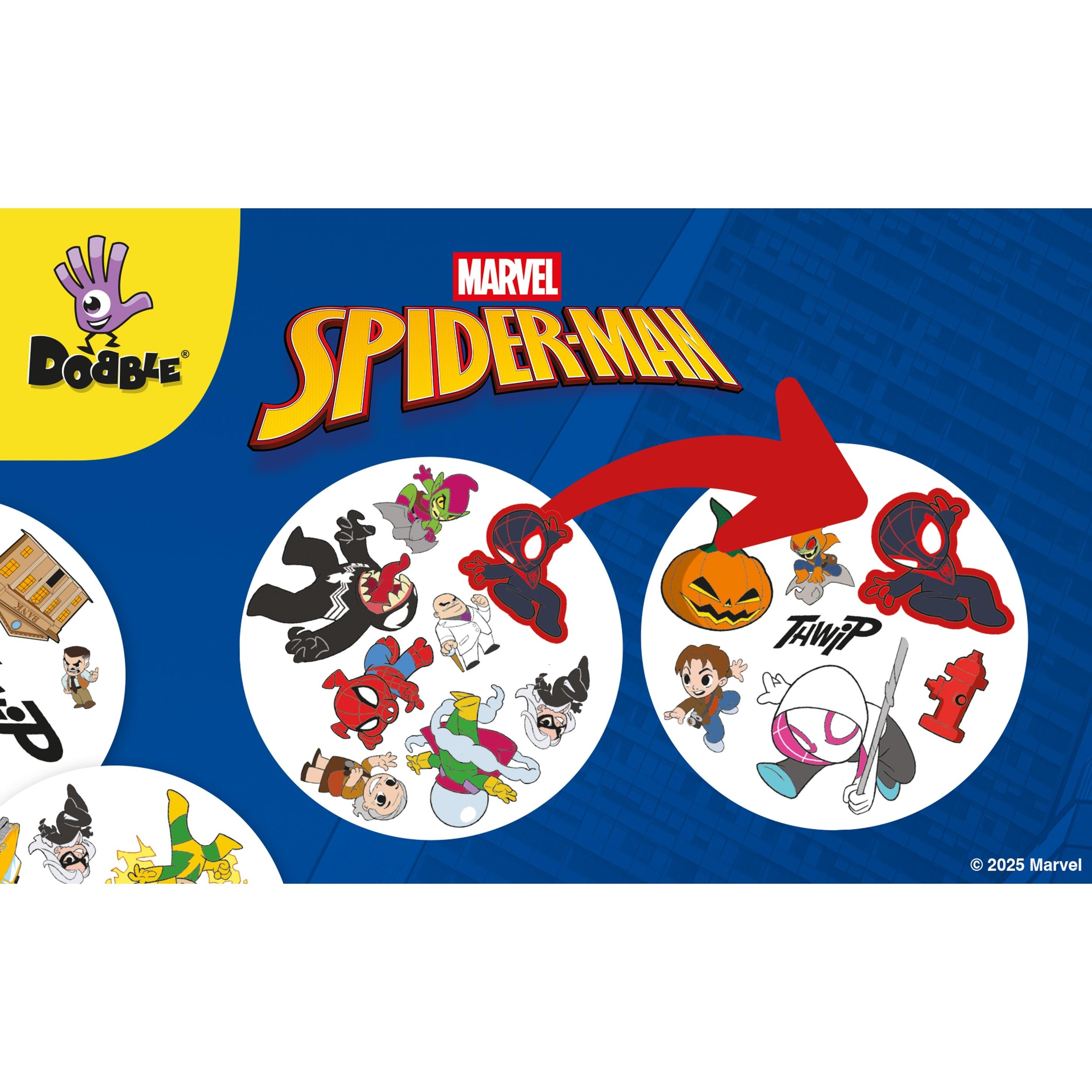 Voir la diapositive 5 : ASMODEE Jeu Dobble Spiderman