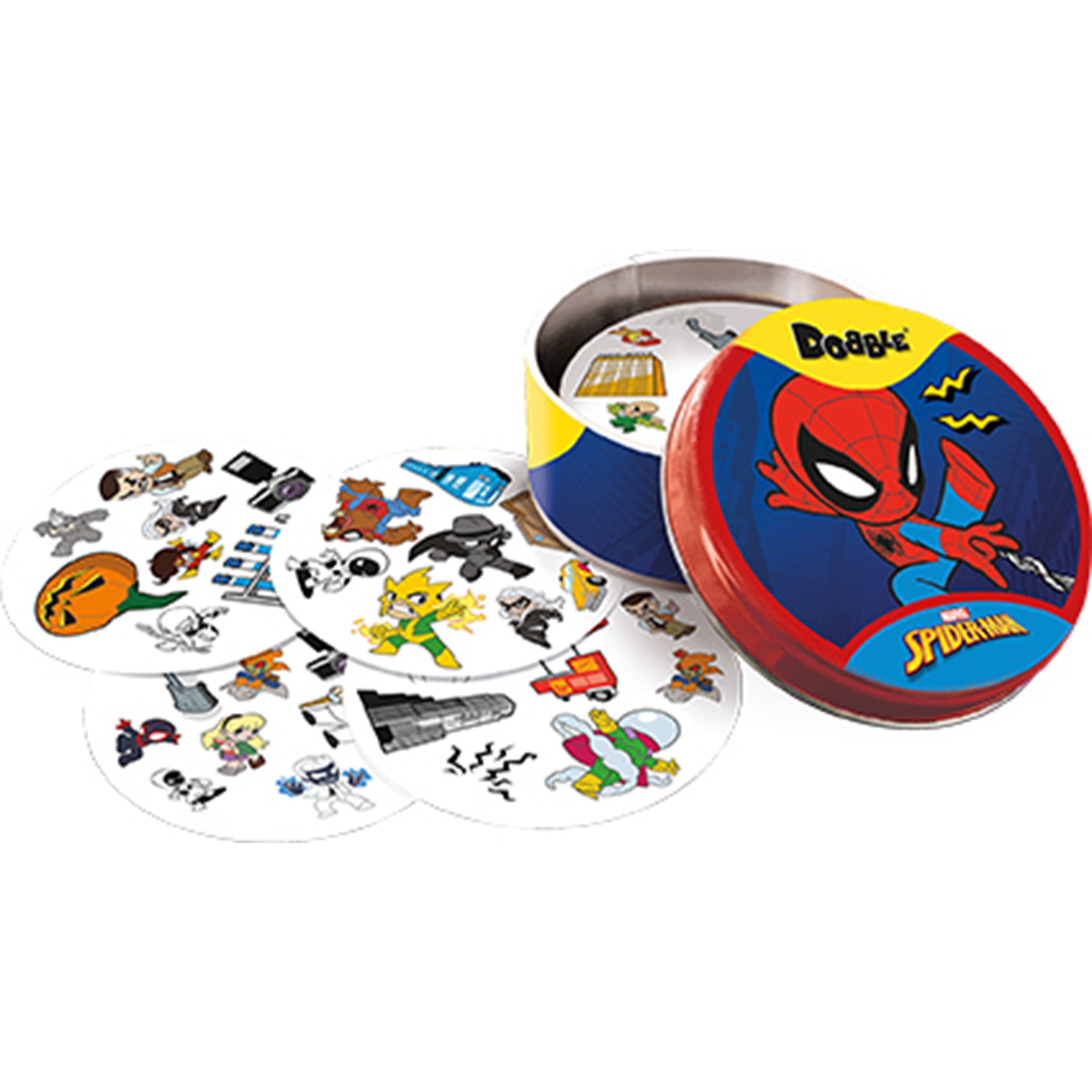Voir la diapositive 6 : ASMODEE Jeu Dobble Spiderman