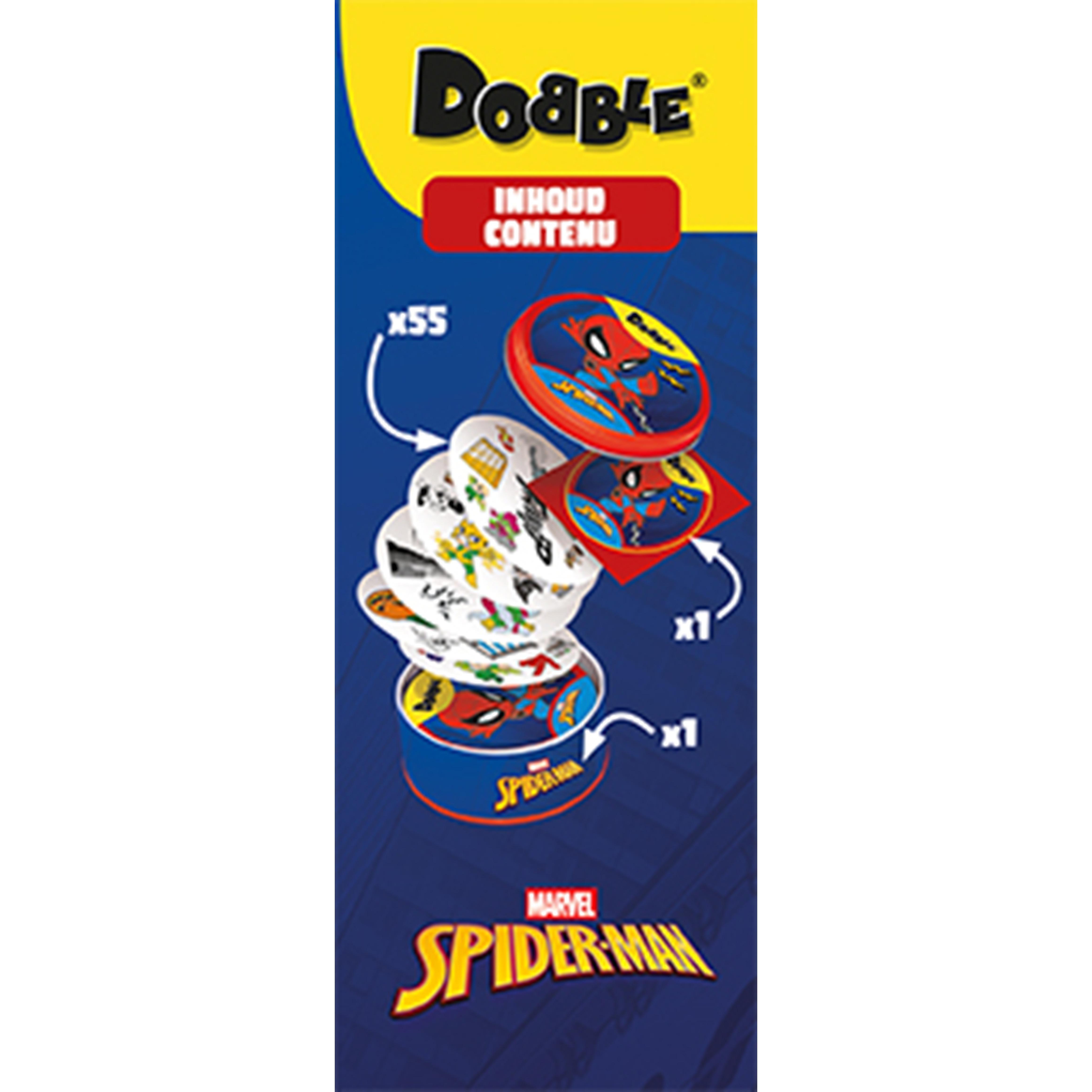 Voir la diapositive 8 : ASMODEE Jeu Dobble Spiderman