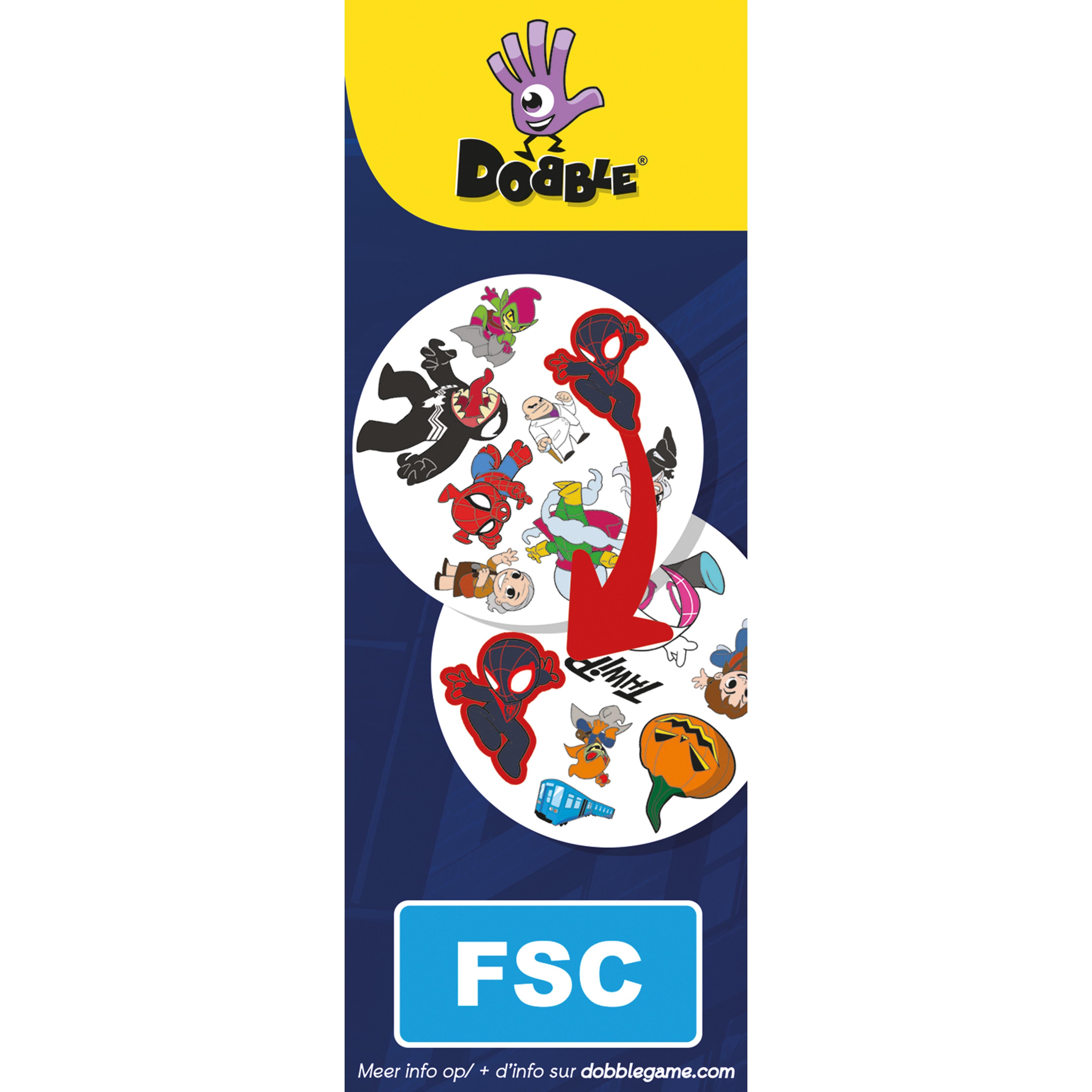 Voir la diapositive 10 : ASMODEE Jeu Dobble Spiderman