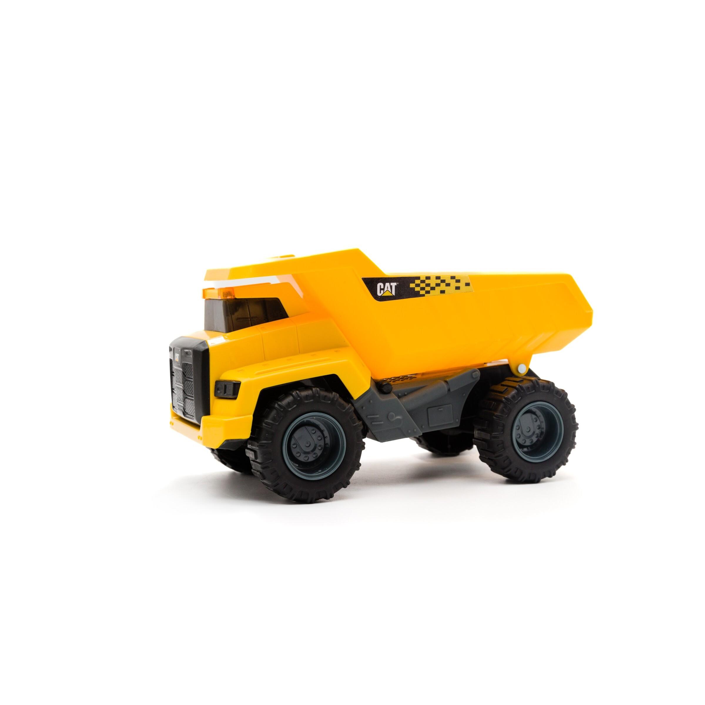 Voir la diapositive 4 : FUNRISE Camion Benne plastique Power Haulers 2.0 30cm - Sons, Lumières et détecteur de mouvement - Caterpilar