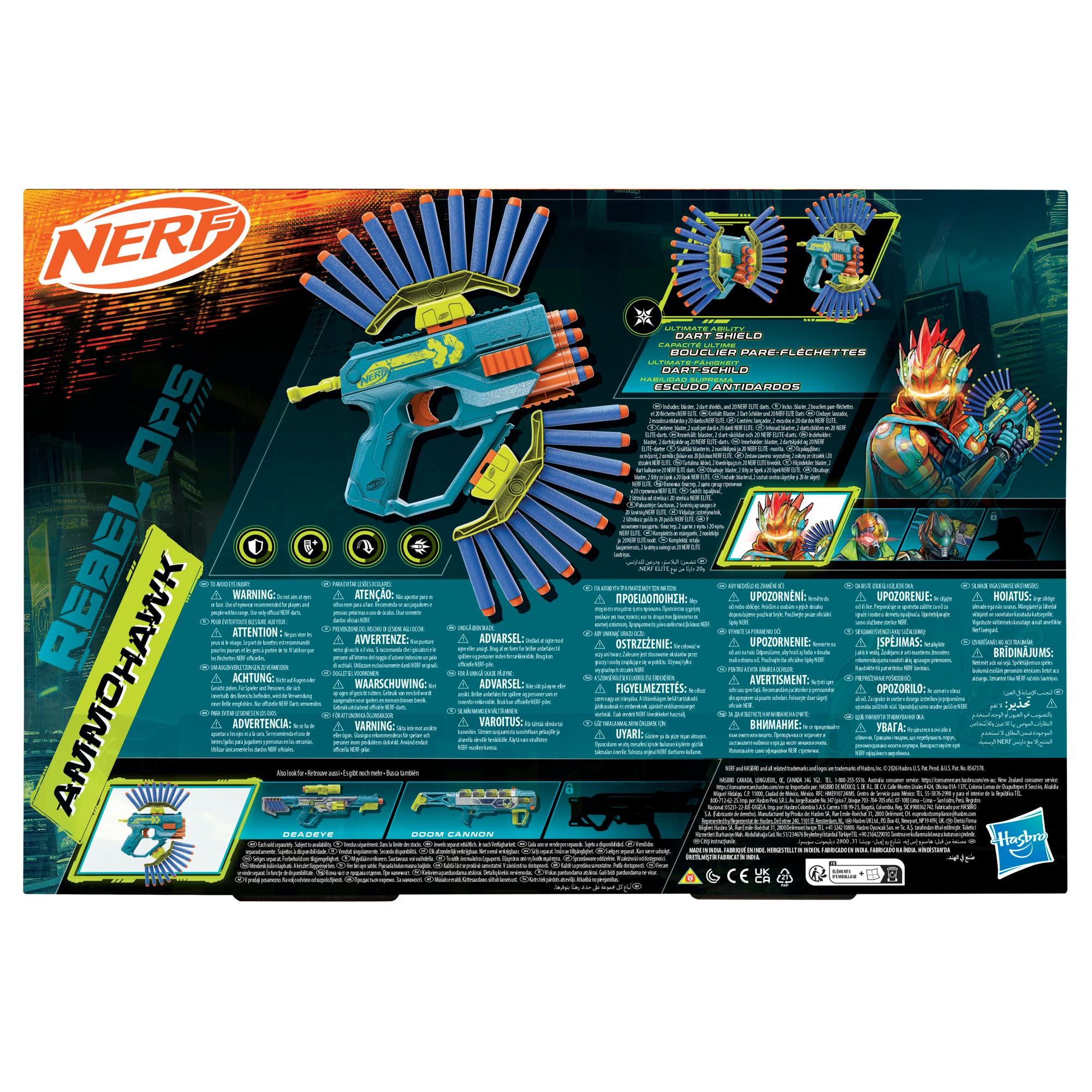 Voir la diapositive 4 : HASBRO Nerf Rebel - Ops Ammohawk