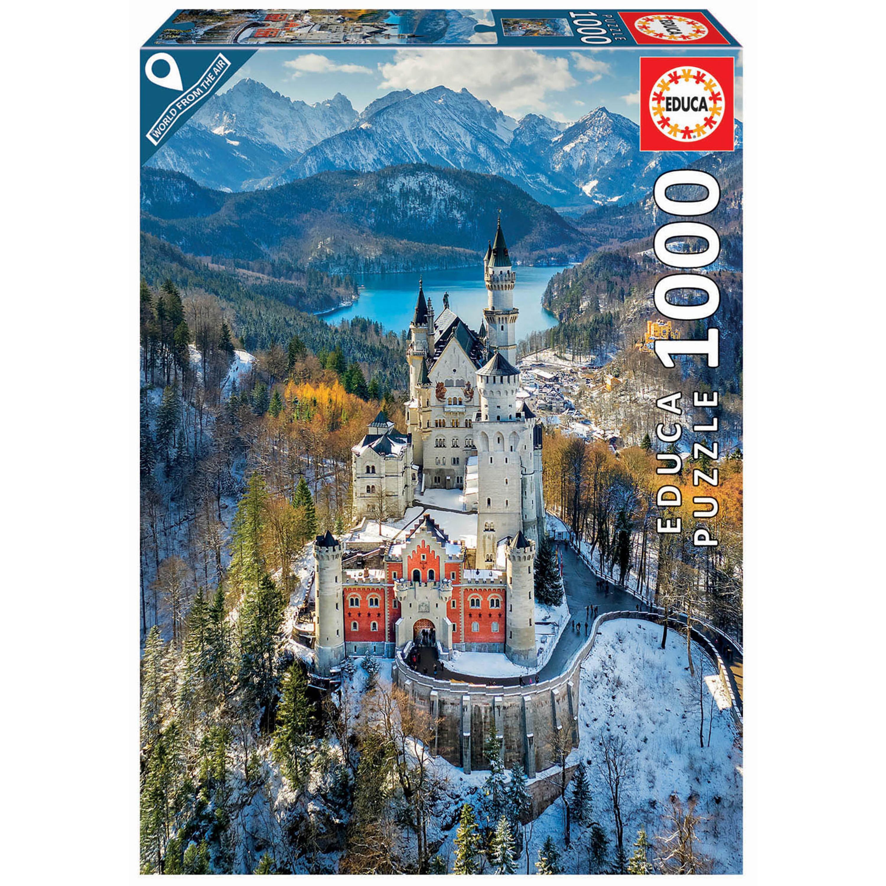 EDUCA Puzzle 1000 pièces Château de NEUSCHWANSTEIN