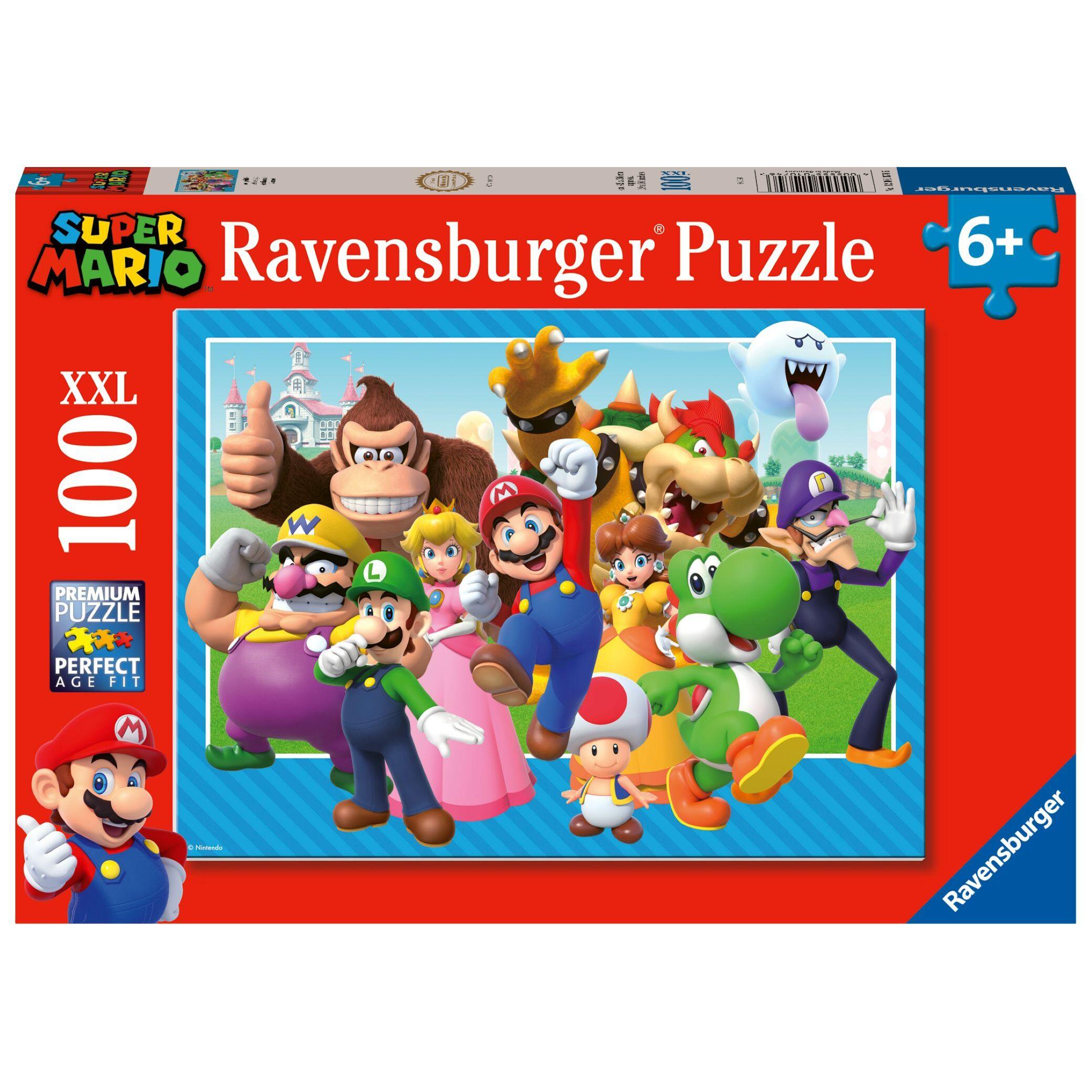 RAVENSBURGER Puzzle 100 pièces XXL Nintendo Super Mario - Let's-a-go !