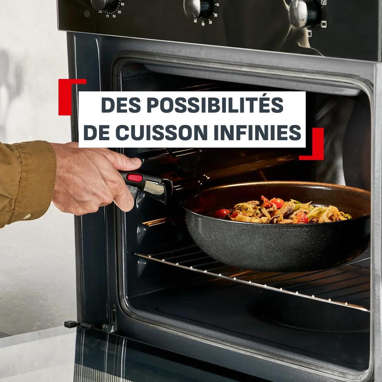 Voir la diapositive 4 : TEFAL Wok 28cm Ingenio Excellence céramique tous feux dont induction