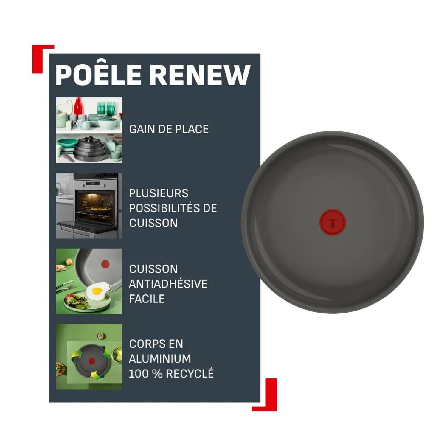 Voir la diapositive 2 : TEFAL Poêle 22cm Ingenio